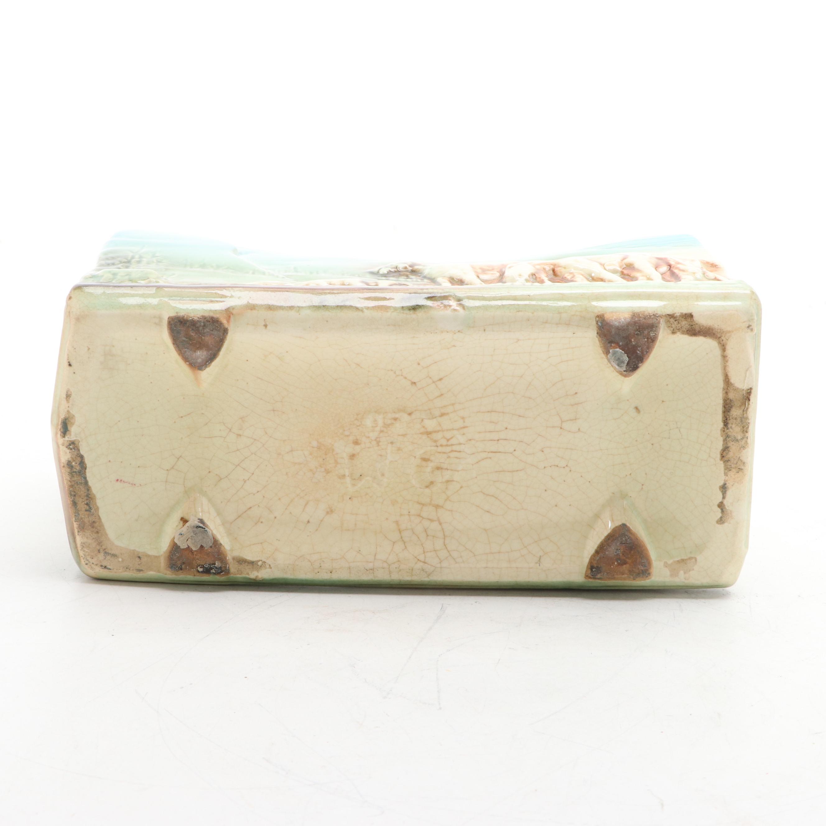 McCoy Pottery Cowboy Rodeo Western Themed Planters, Mid-20th Century