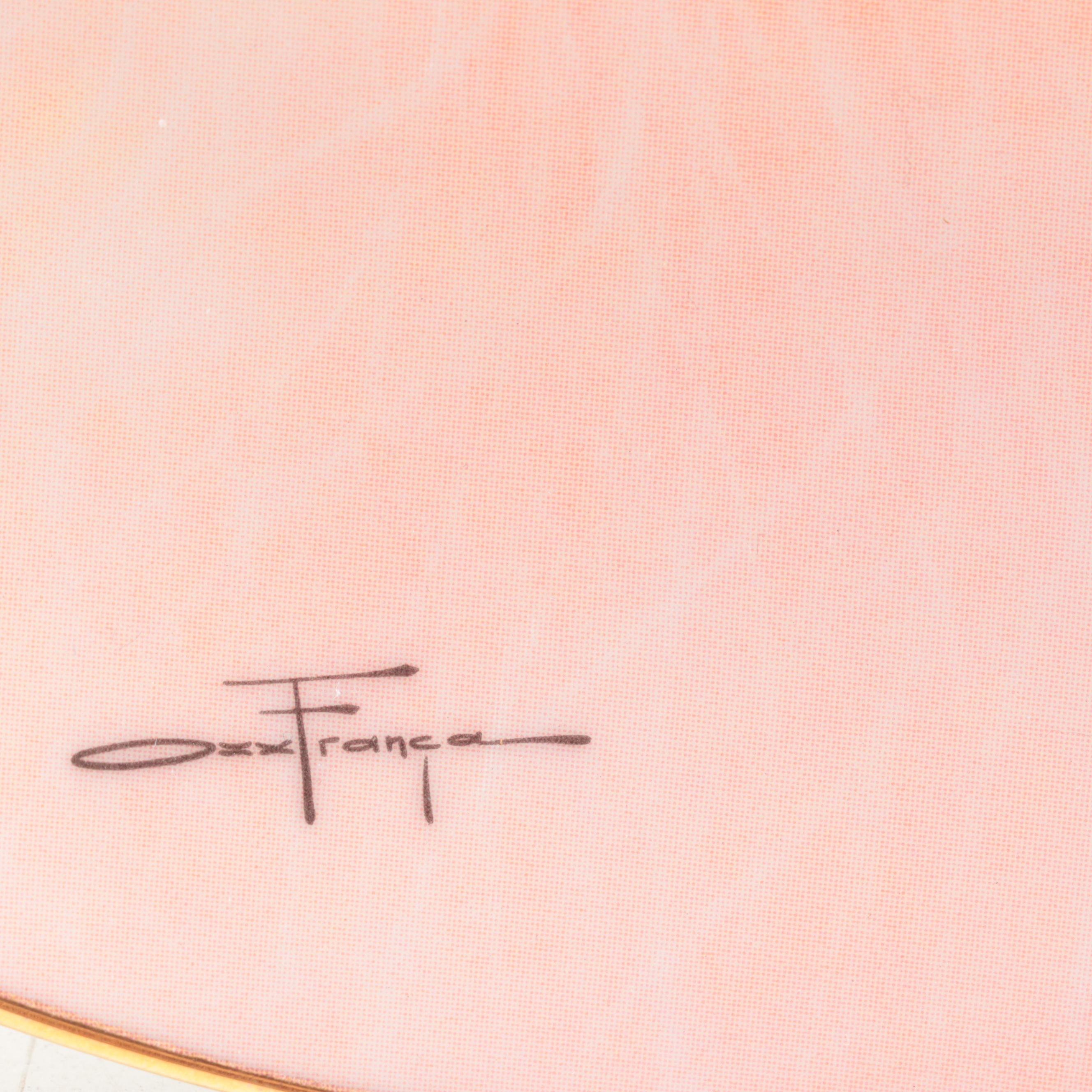 Hadley House "Navajo Fantasy" and "Pink Navajo" Collector Plates, 1993