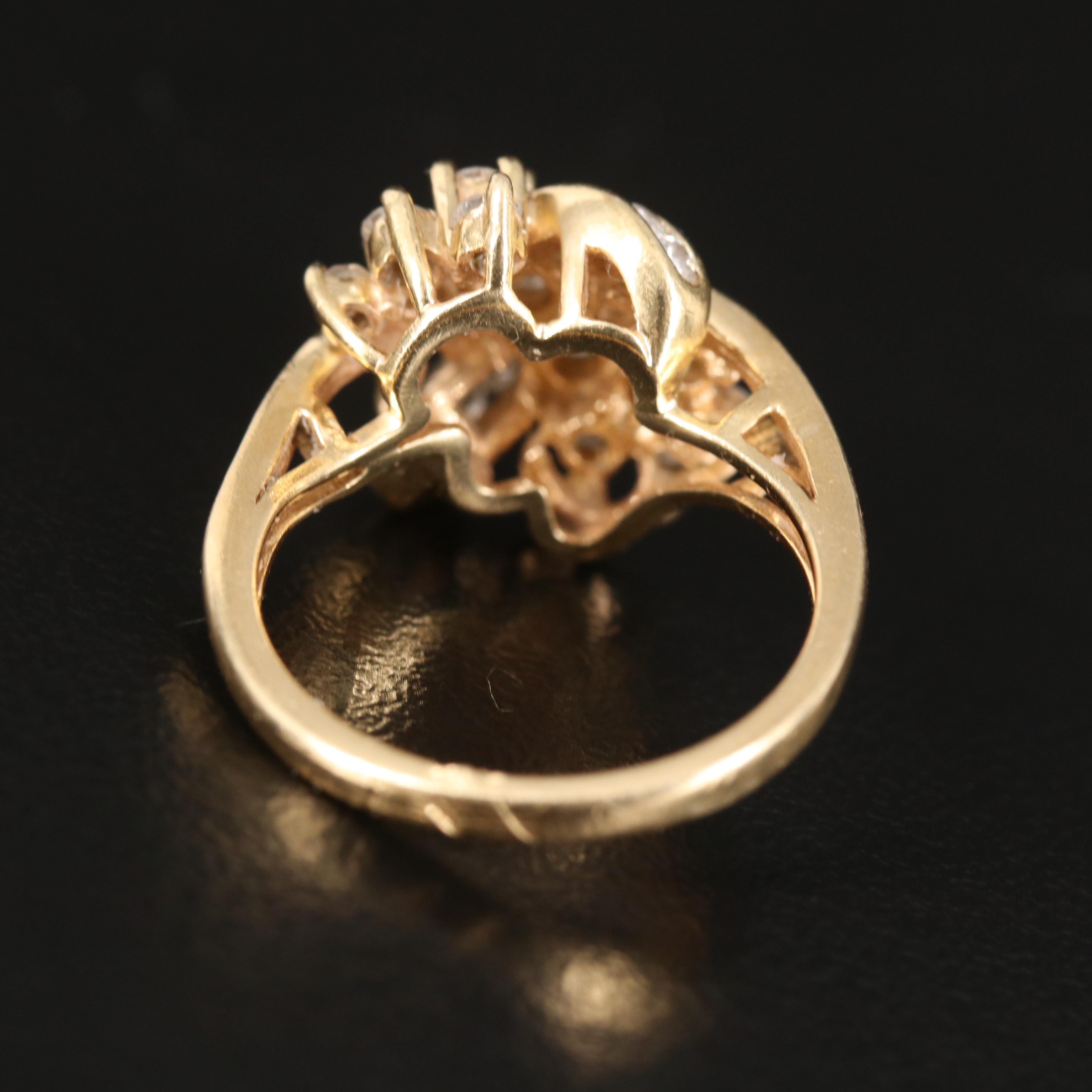 14K 0.96 CTW Diamond Ring