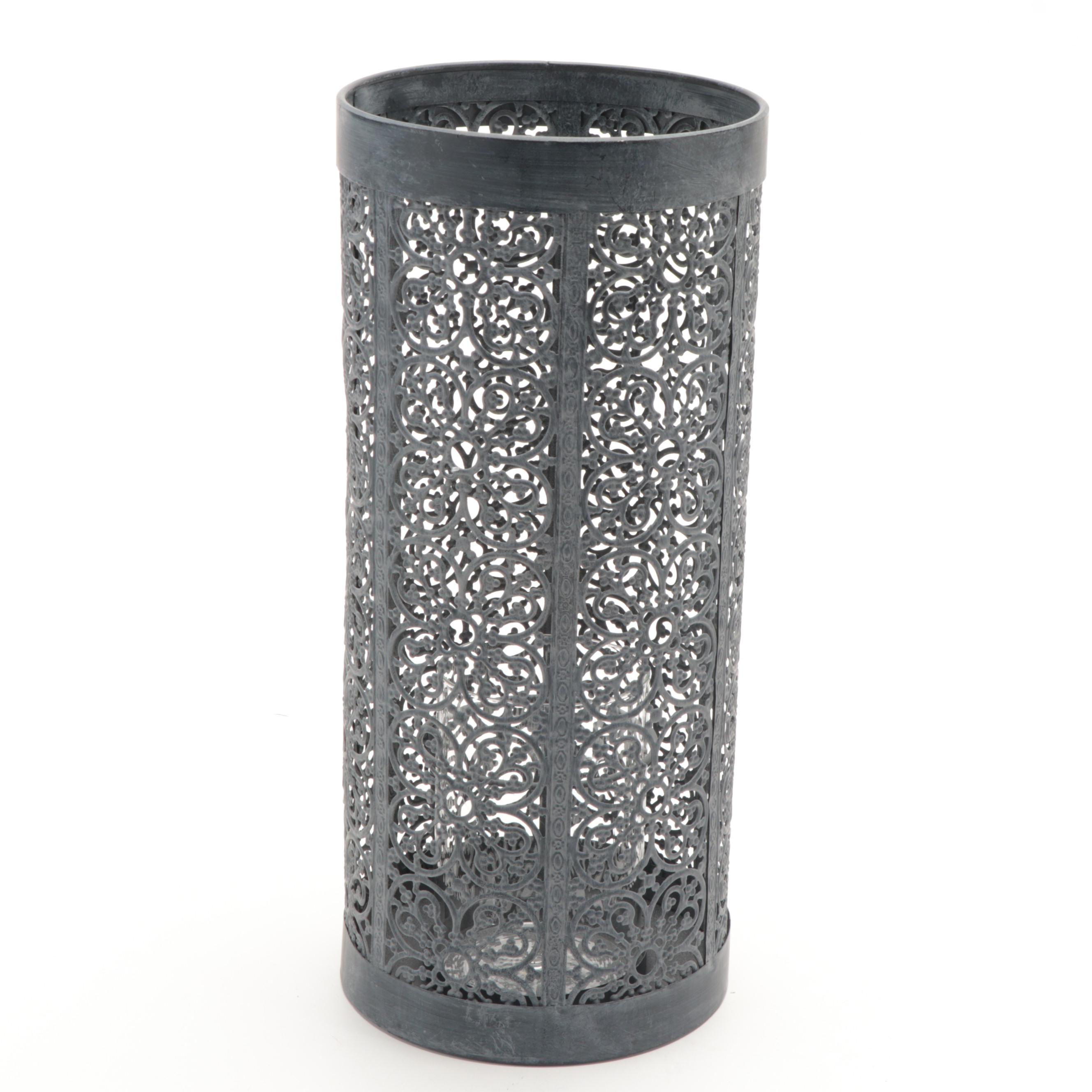 Lenox Openwork Metal Hurricane Candle Holder Sets