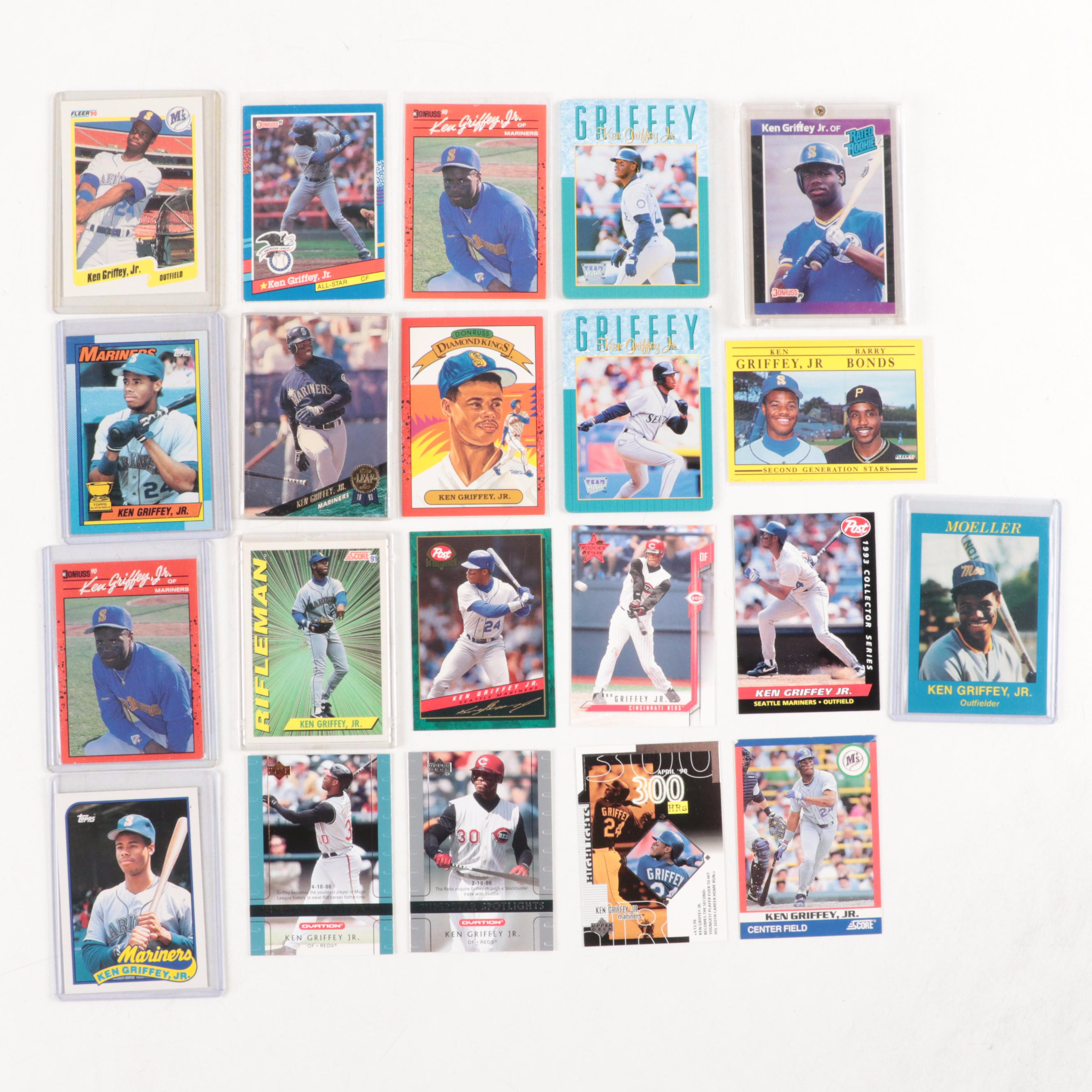 Topps, Other Ken Griffey Jr. Baseball Cards With Rookies, More, 1980s–2000s