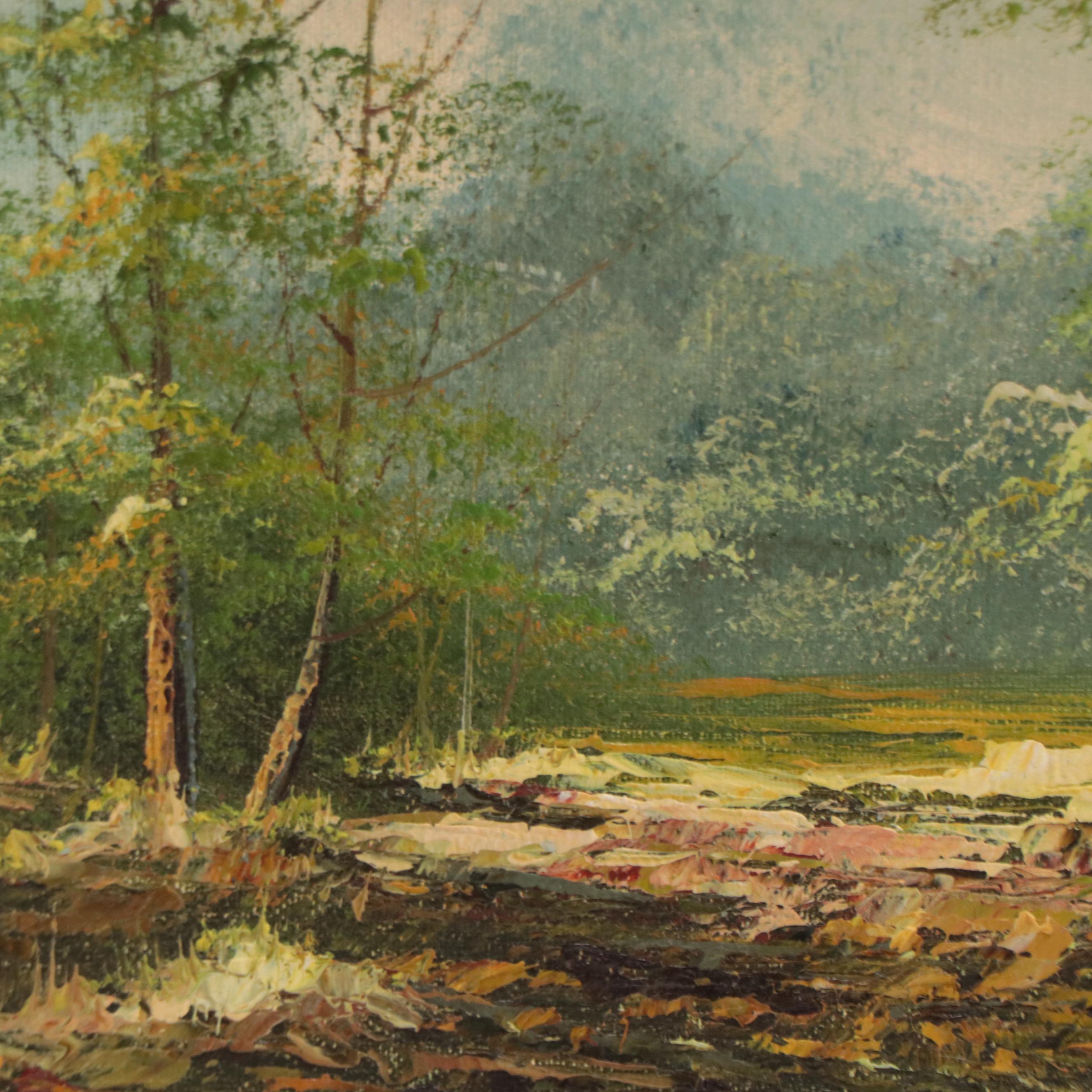 Woodland Landscape Oil Painting