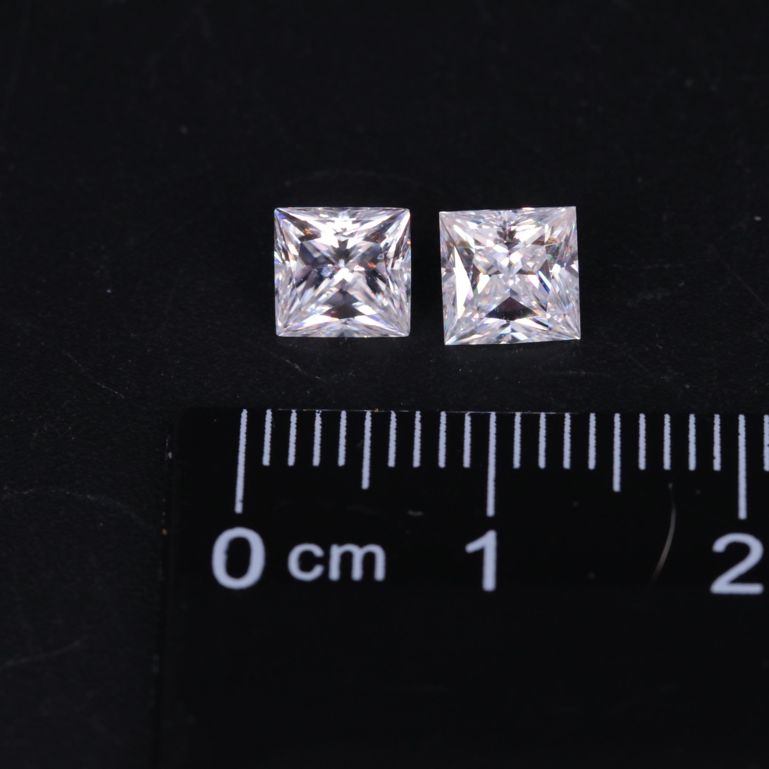 Loose 1.65 CTW Moissanite