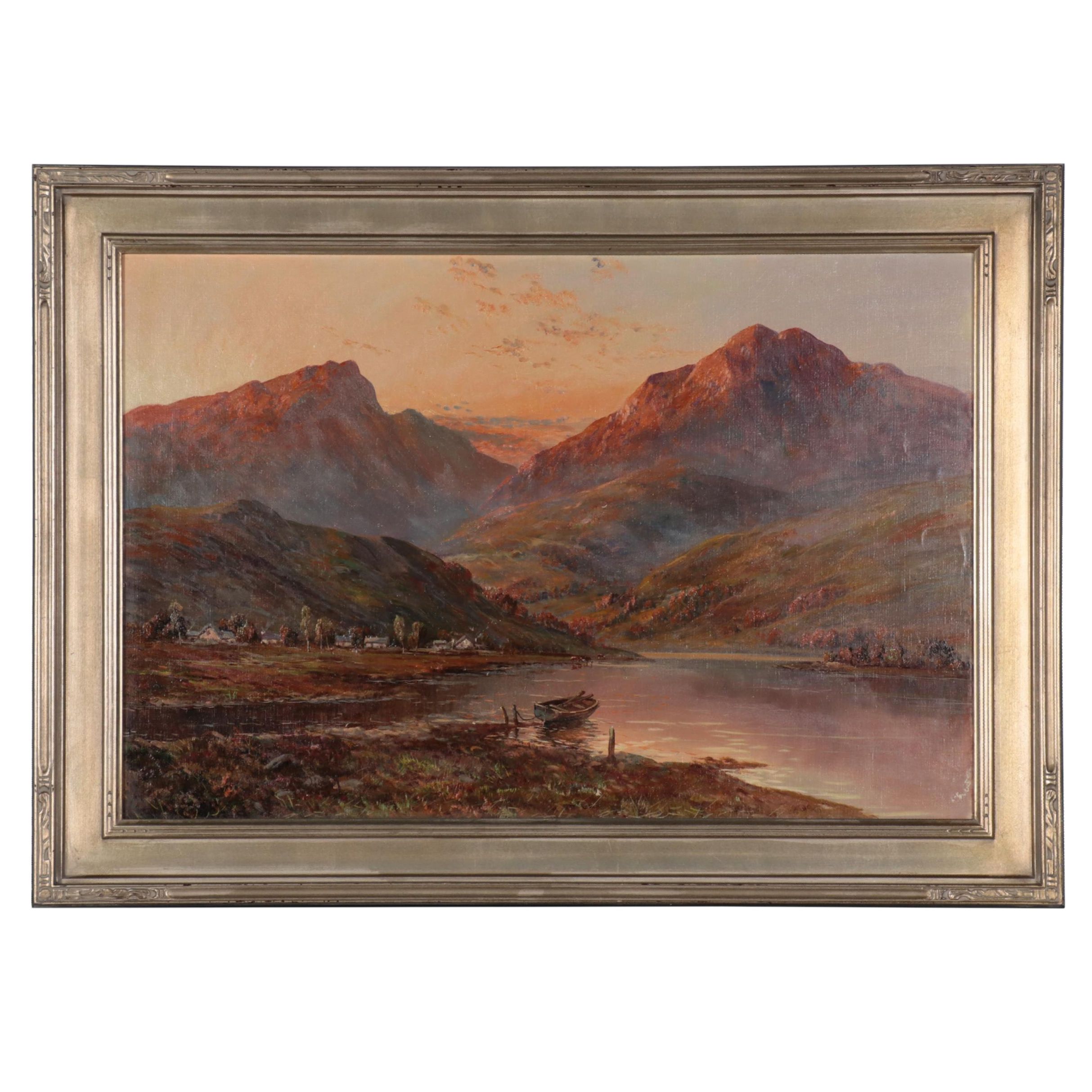 Campbell Scott Oil Painting of Mountainous Landscape
