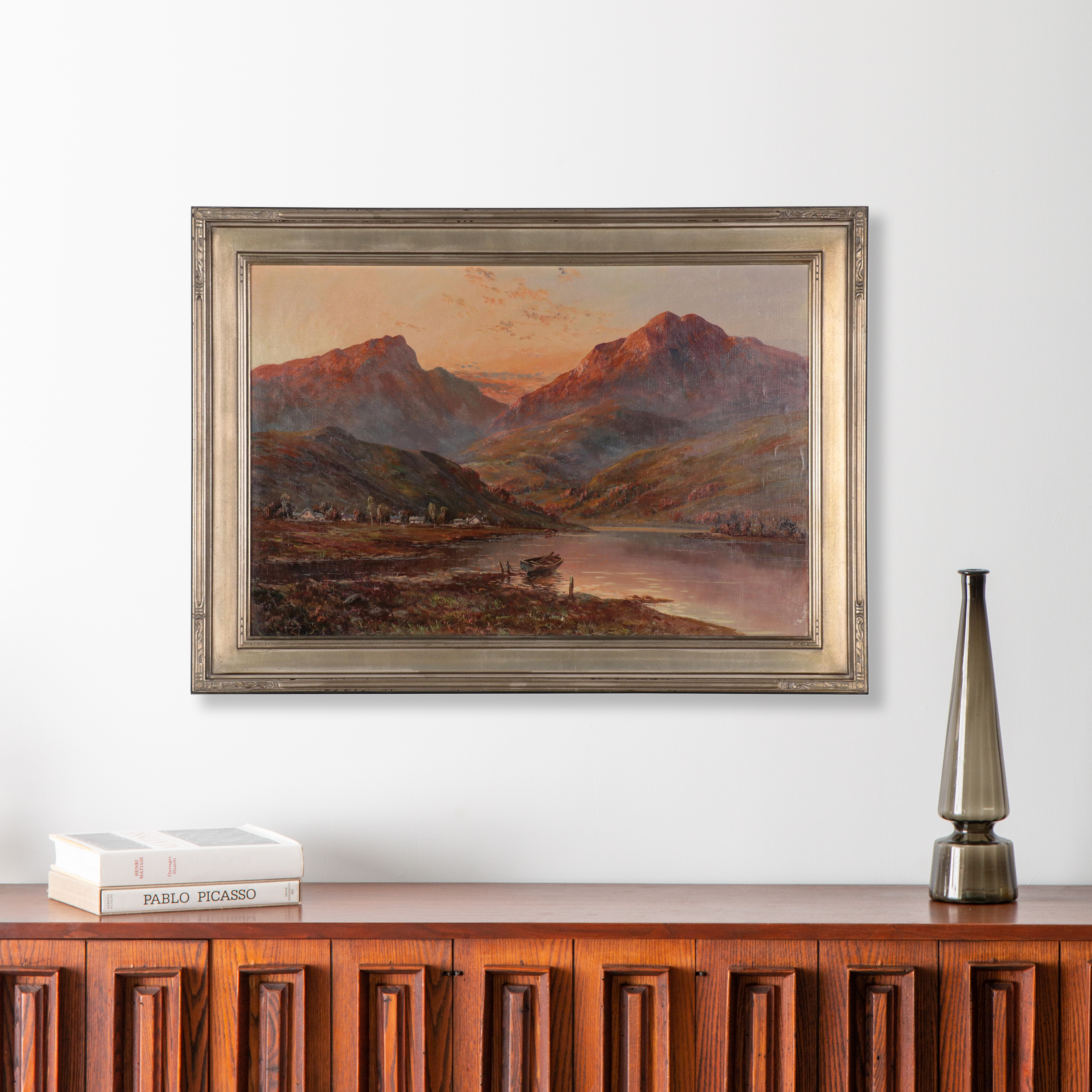 Campbell Scott Oil Painting of Mountainous Landscape