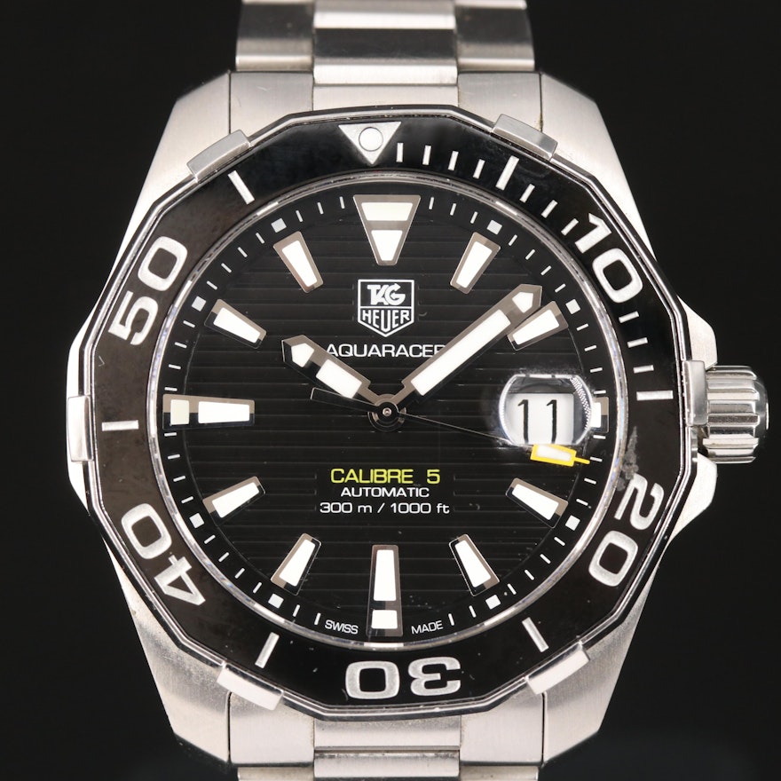TAG Heuer Aquaracer 300M Caliber 5 Automatic with Date Wristwatch