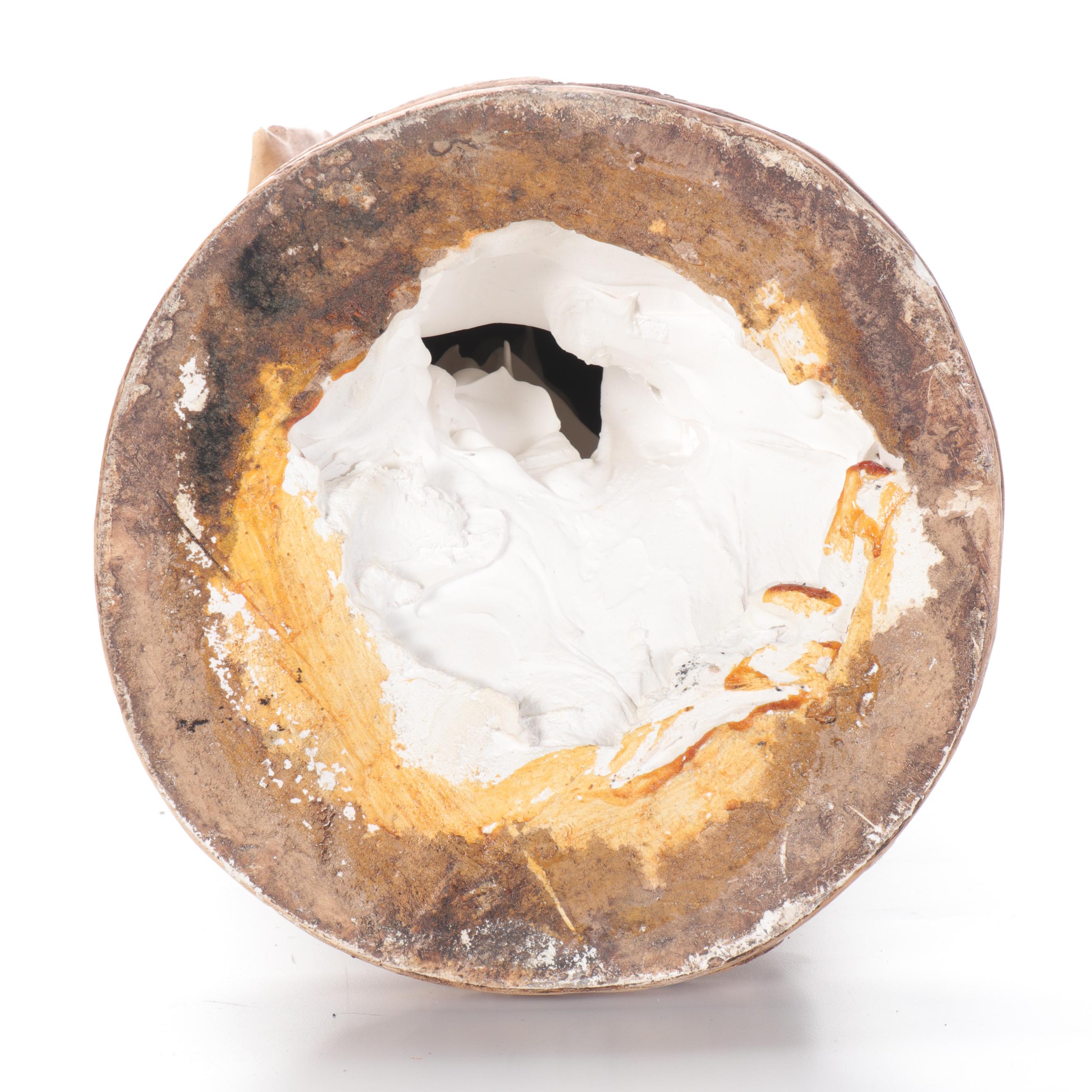 Marwal Industries Chalkware Sculpture of a Man With Rose