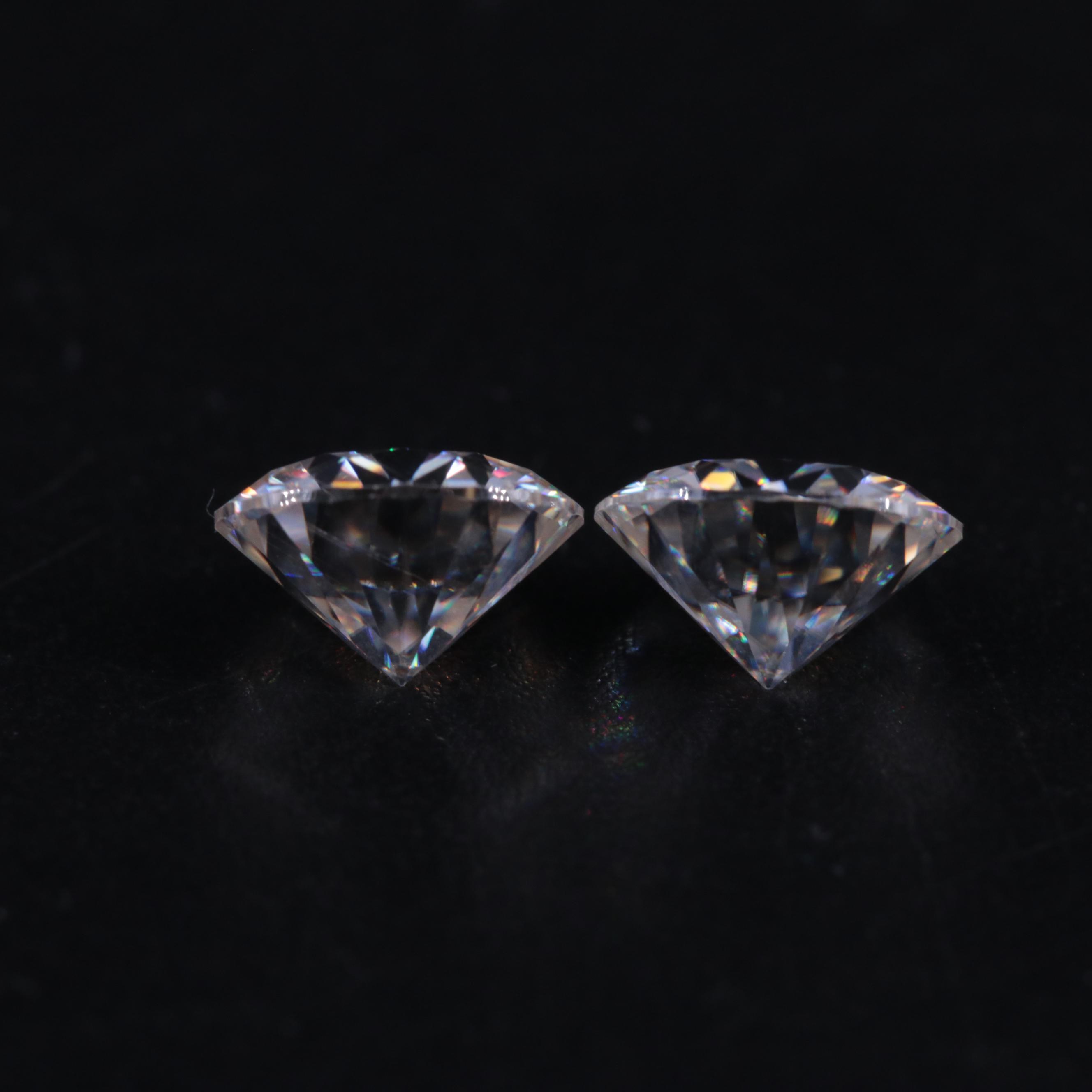 Loose 3.48 CTW Moissanite
