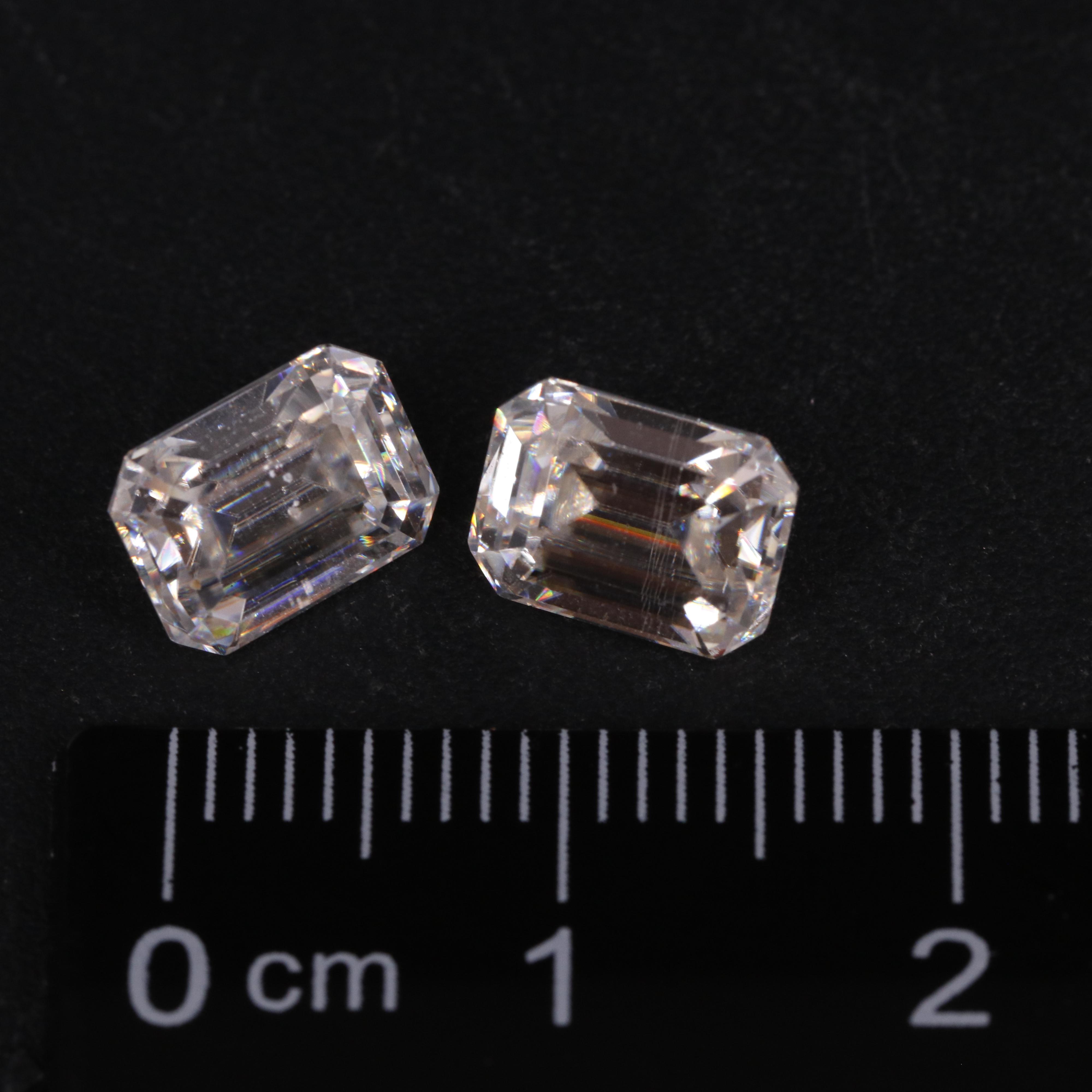 Loose 3.48 CTW Moissanite