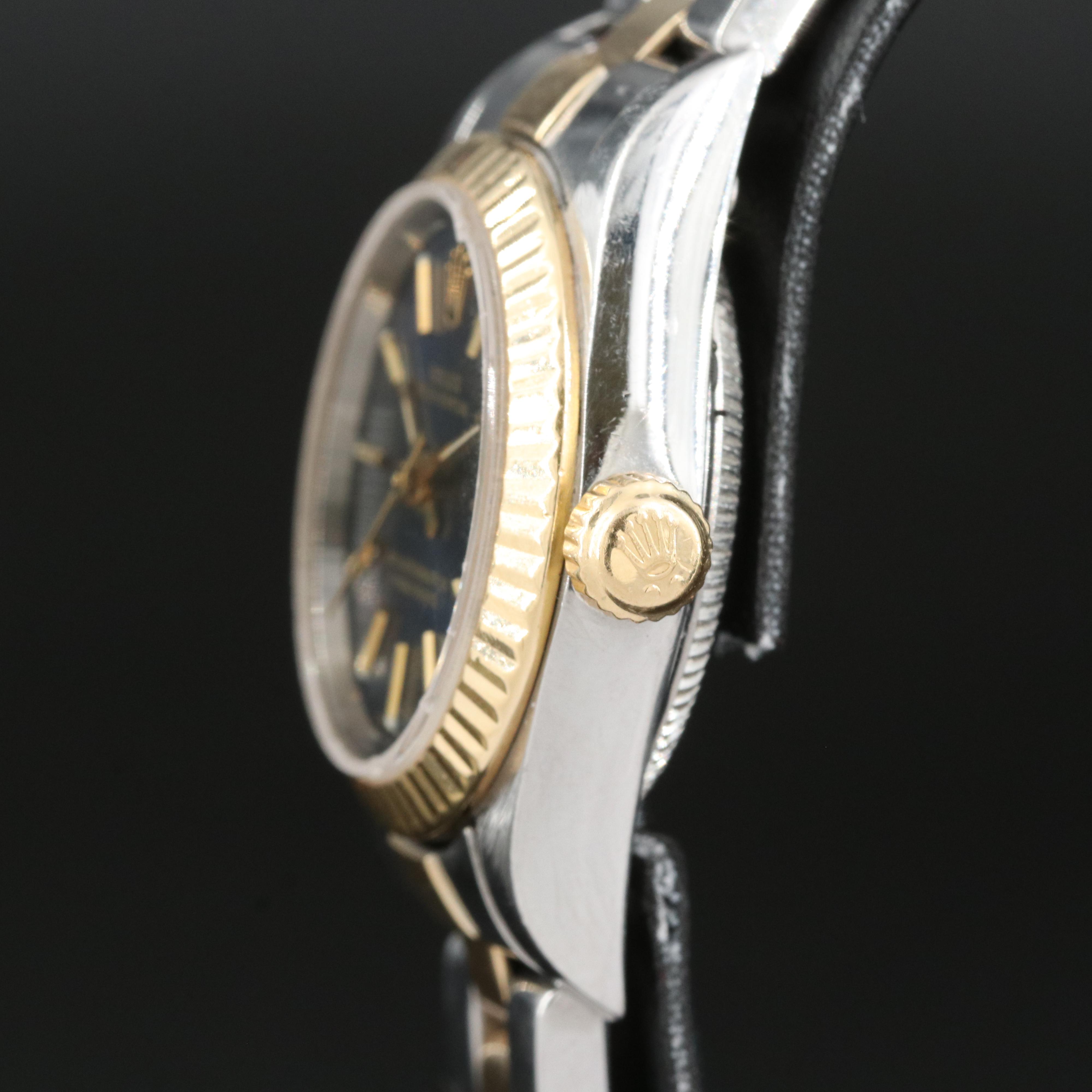 2001 Rolex Oyster Perpetual Blue Dial Watch