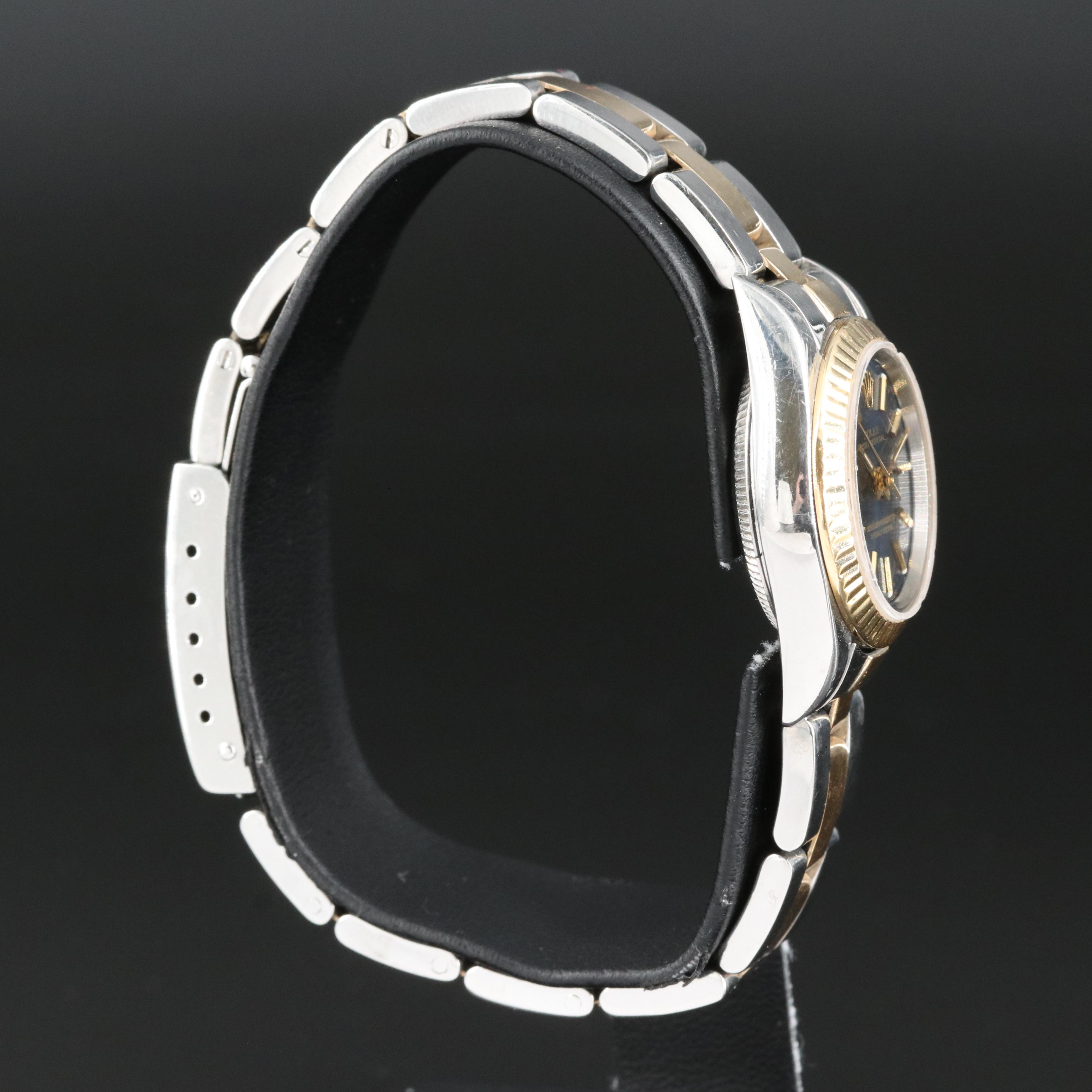 2001 Rolex Oyster Perpetual Blue Dial Watch