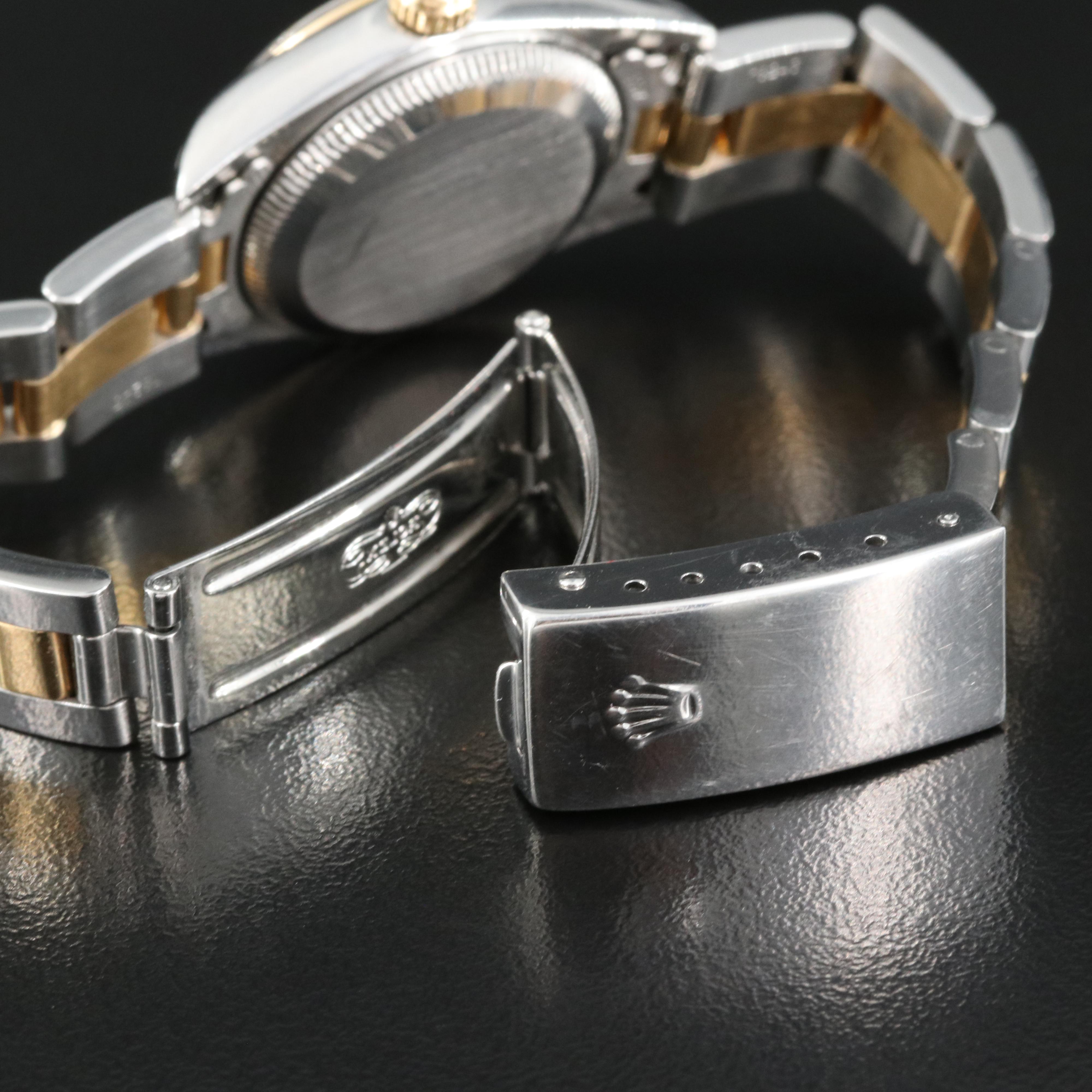 2001 Rolex Oyster Perpetual Blue Dial Watch