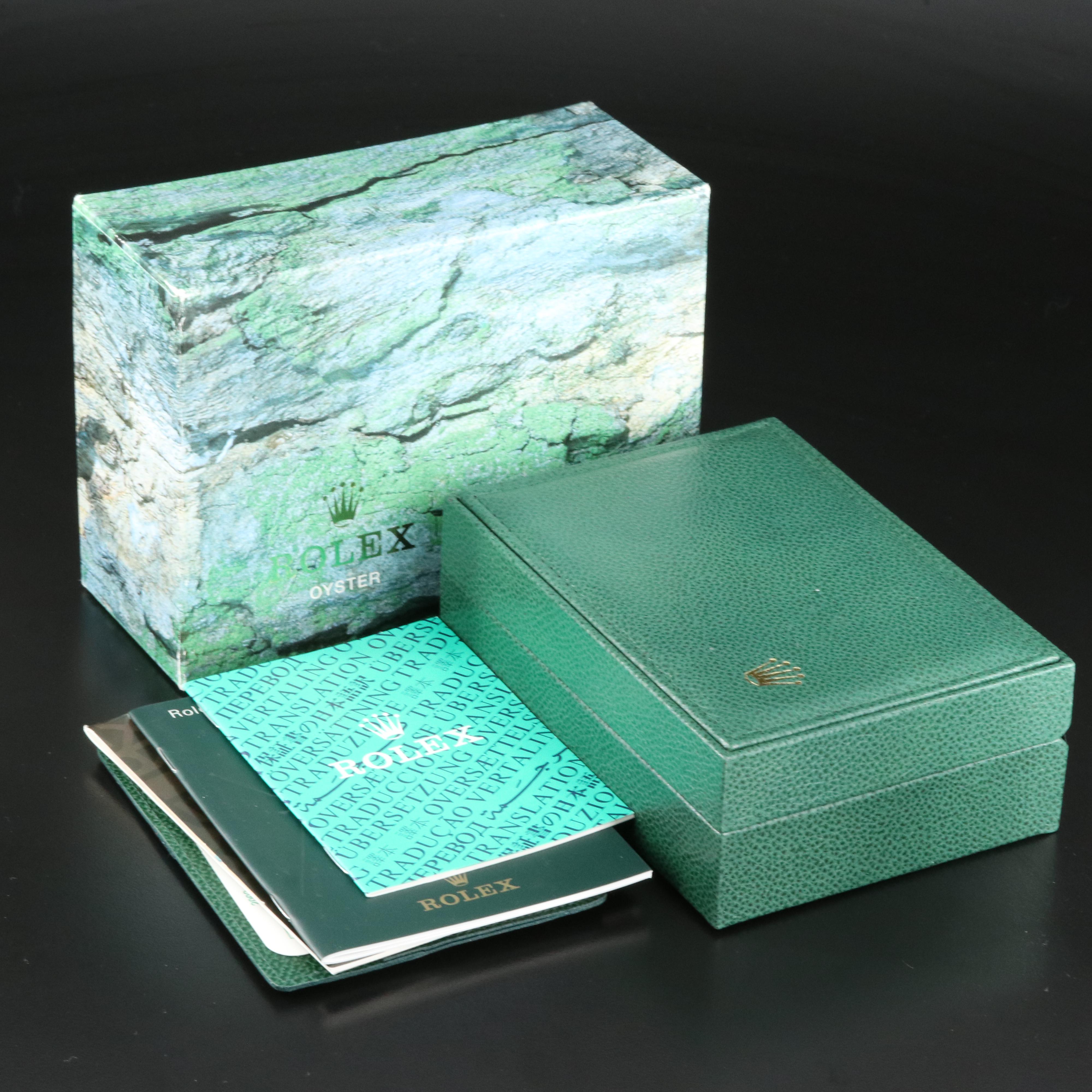 2001 Rolex Datejust Factory Diamond Blue Dial Watch