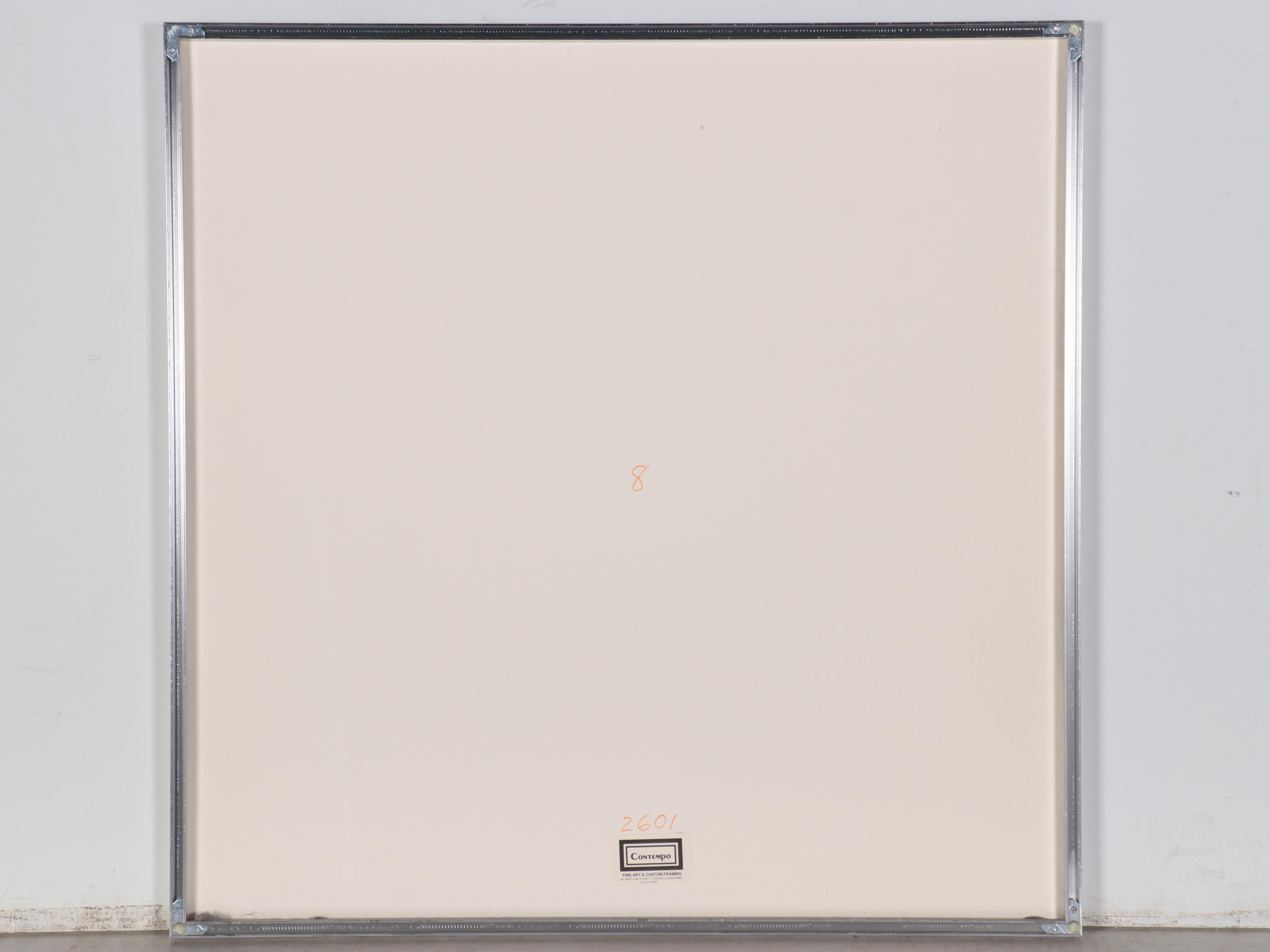 Lothar Quinte Abstract Minimalist Serigraph, Circa 1970