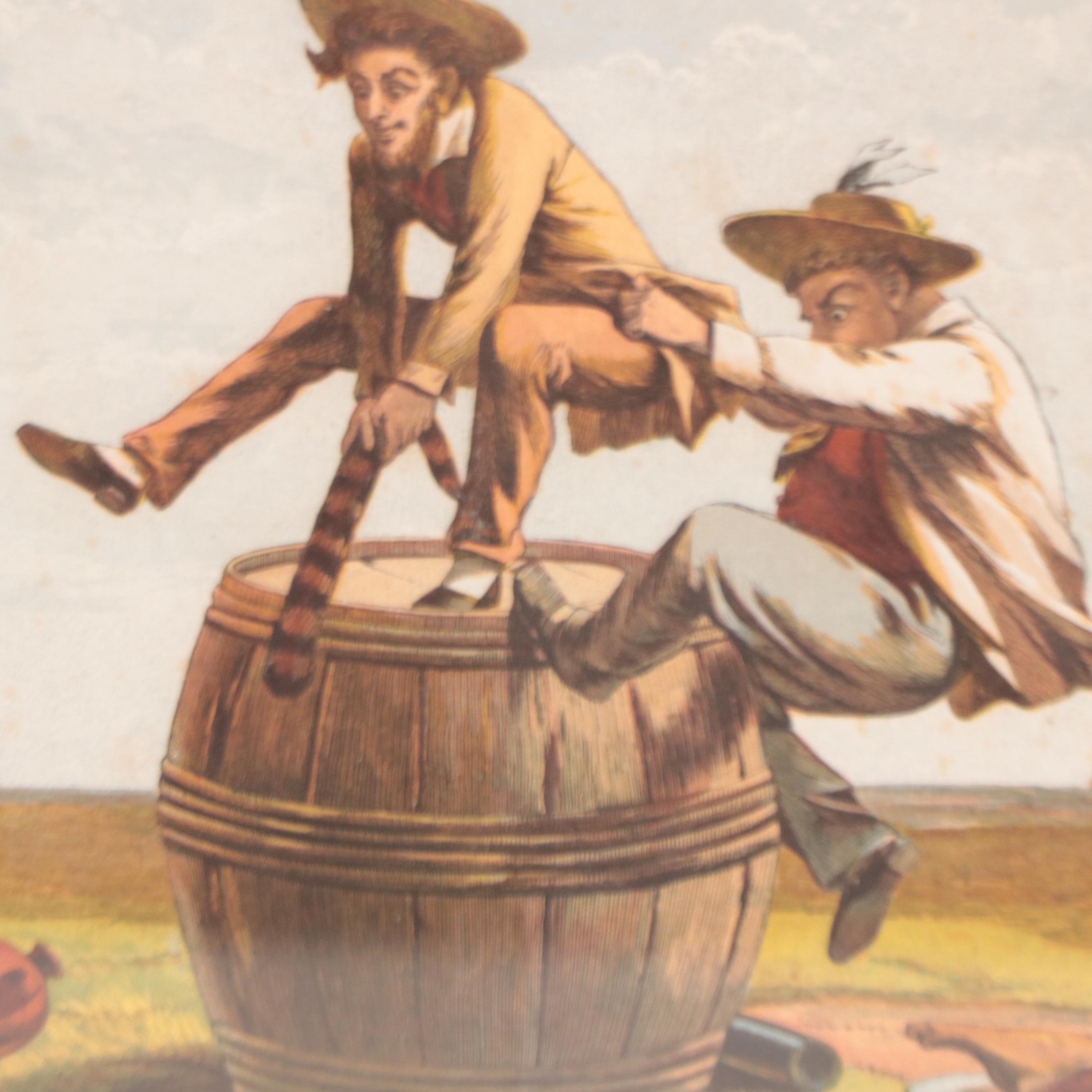 Leighton Brothers Hand-Colored Wood Engravings