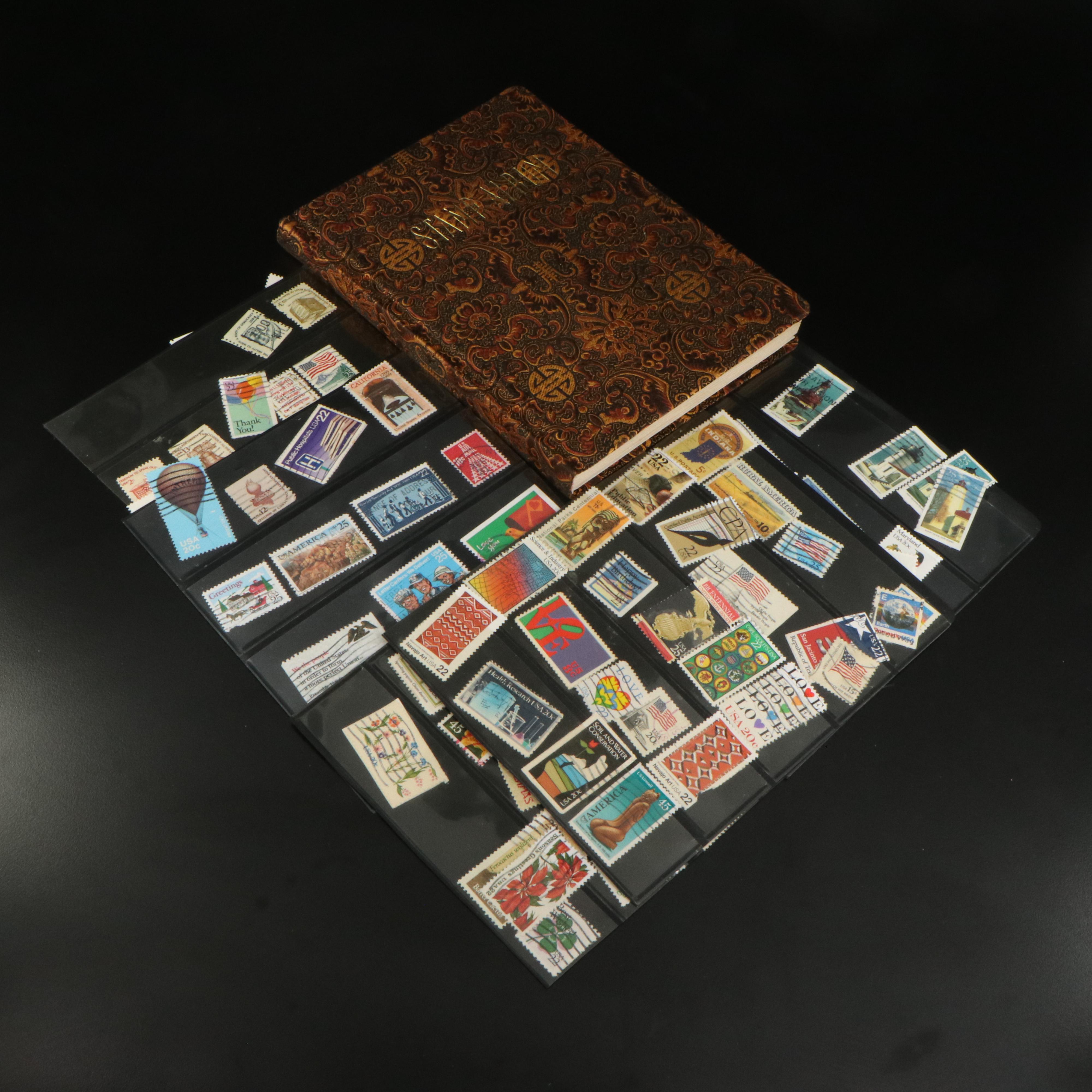 Postage Stamp Album and Stamp Stock Pages