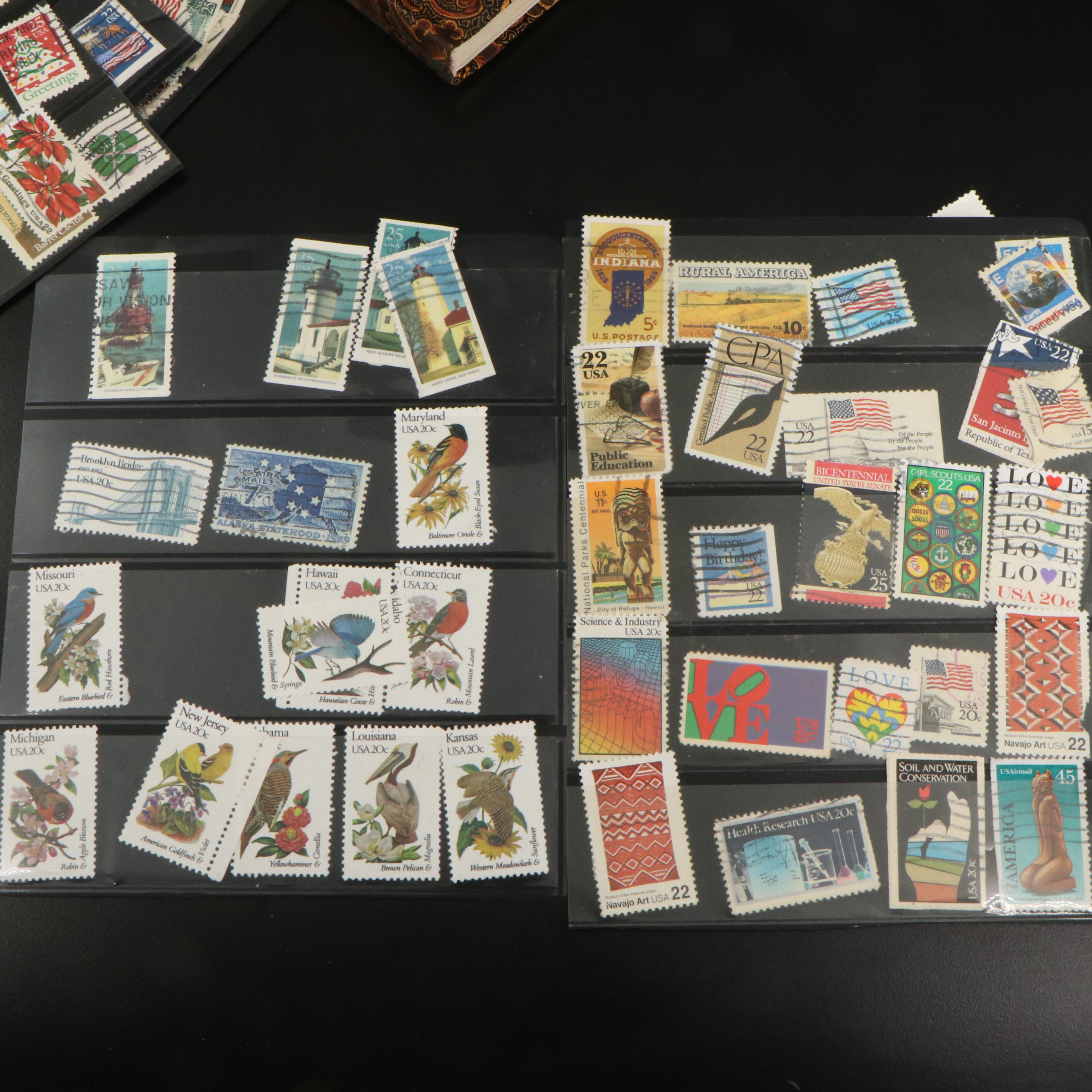 Postage Stamp Album and Stamp Stock Pages