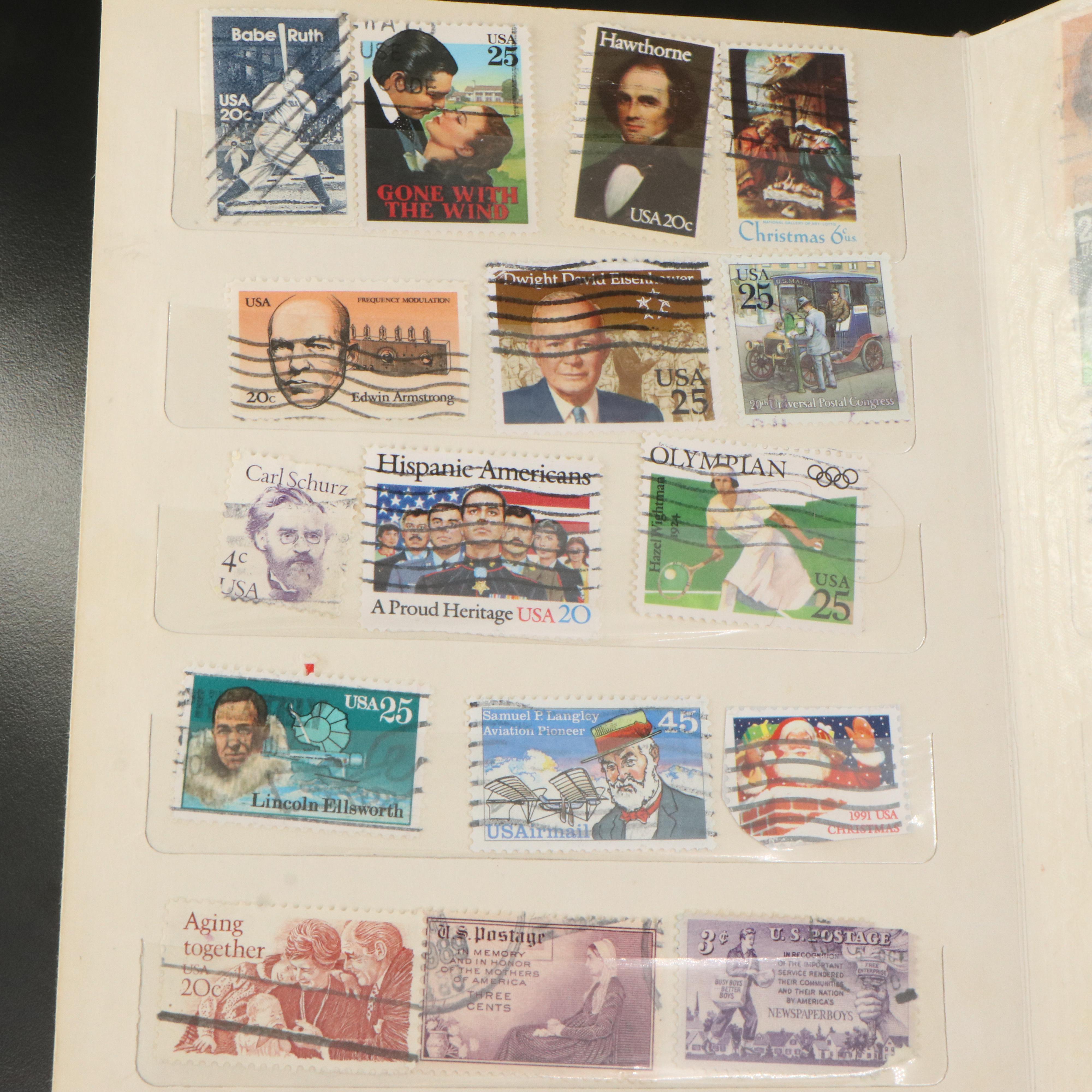 Postage Stamp Album and Stamp Stock Pages