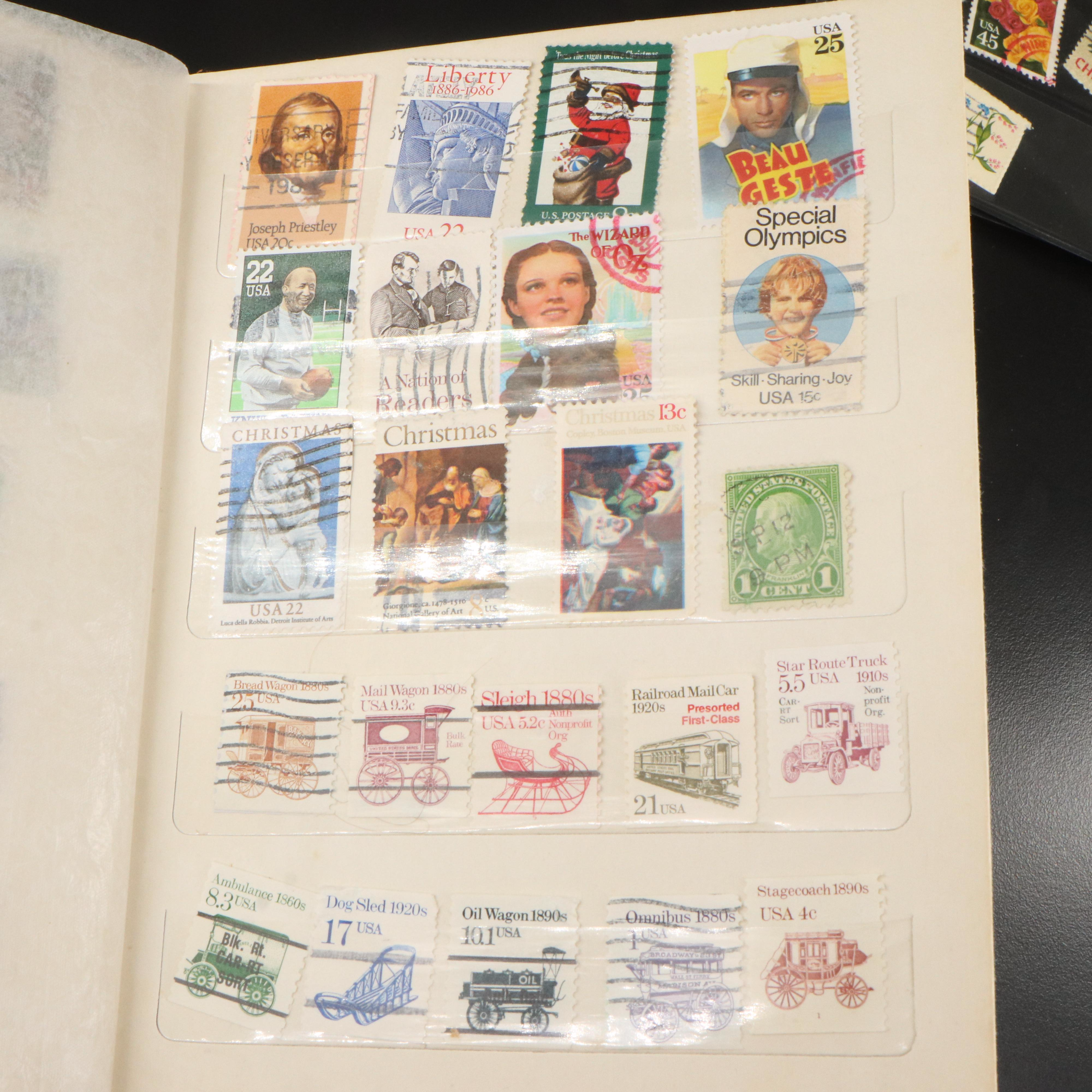 Postage Stamp Album and Stamp Stock Pages