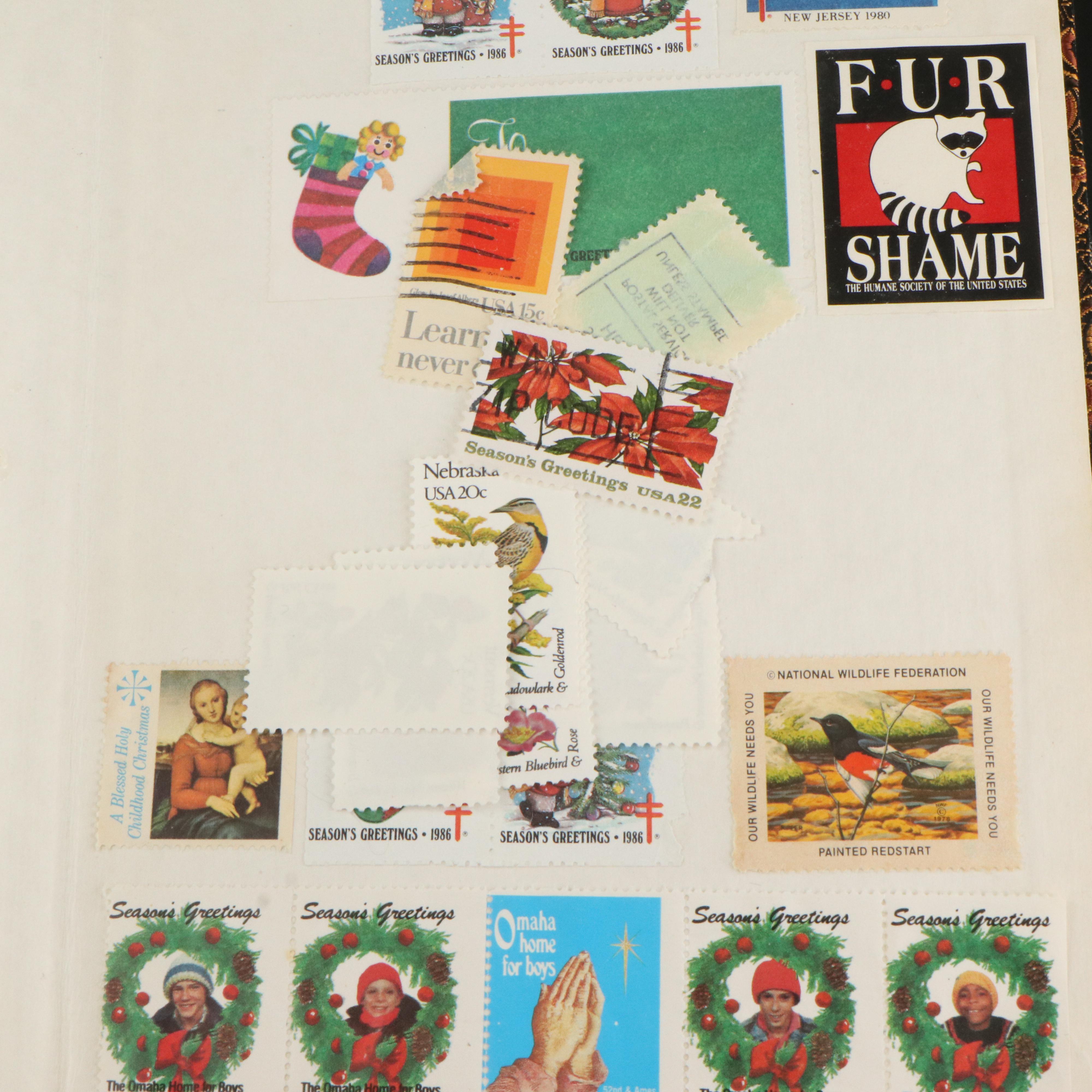 Postage Stamp Album and Stamp Stock Pages