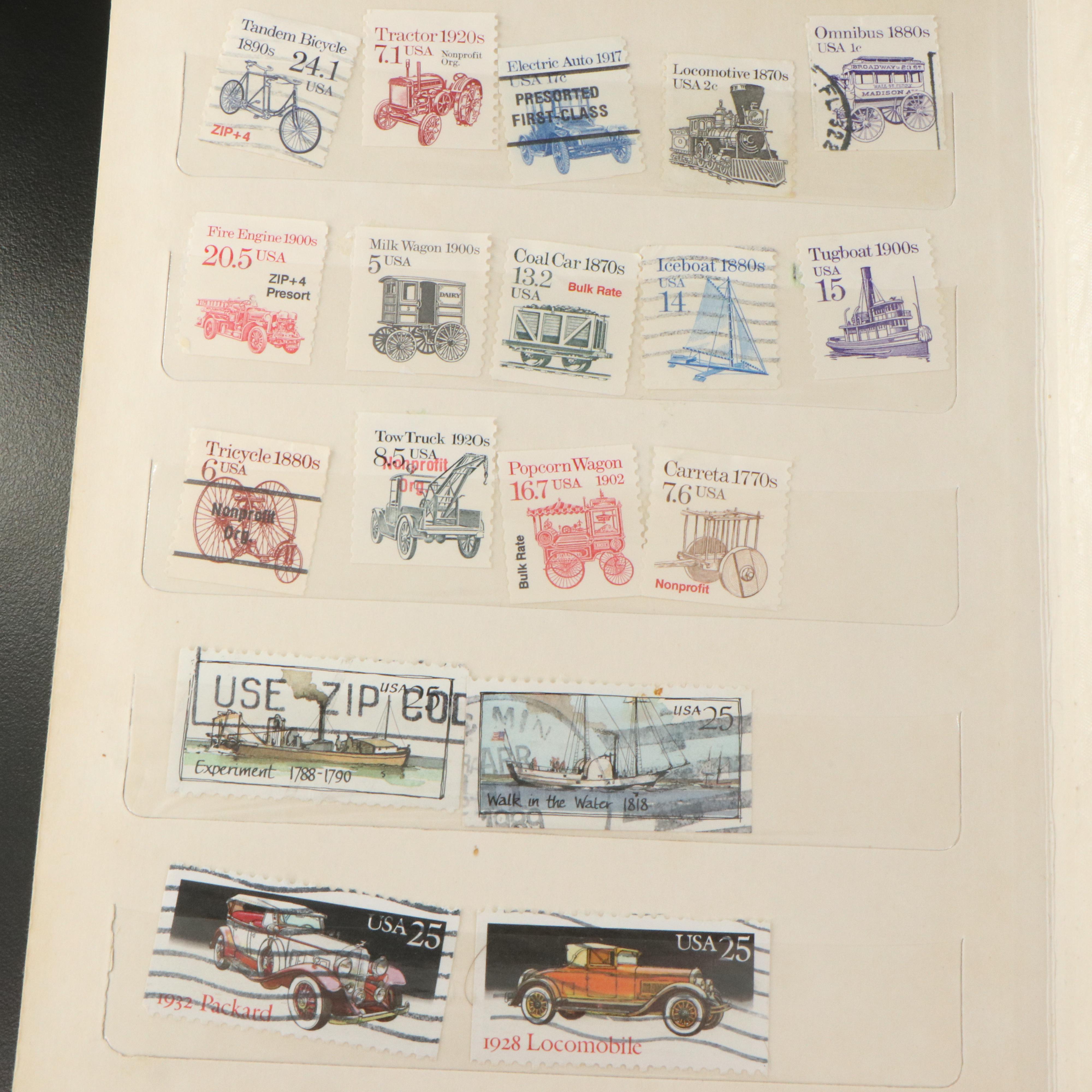 Postage Stamp Album and Stamp Stock Pages