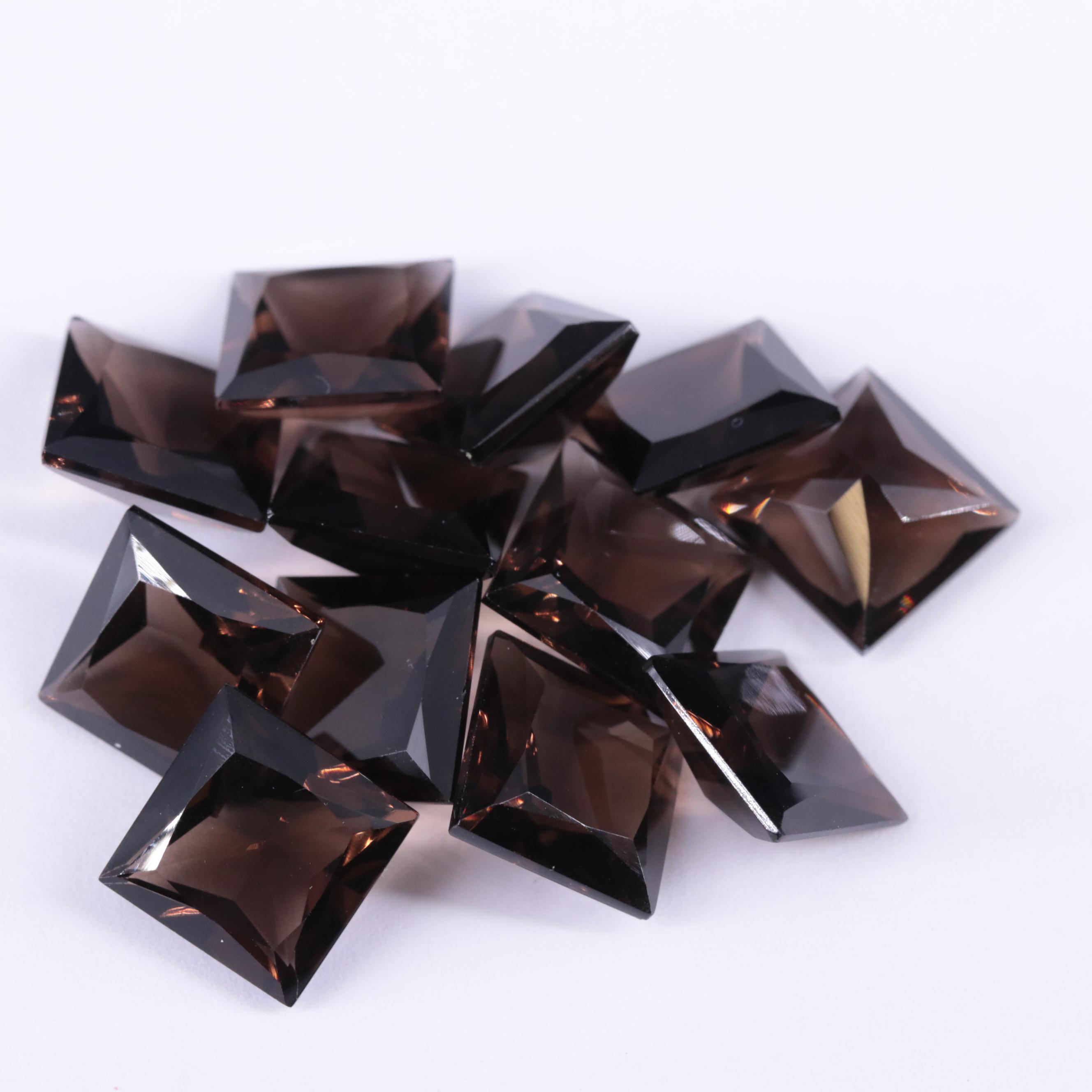 Loose 79.00 CTW Smoky Quartz