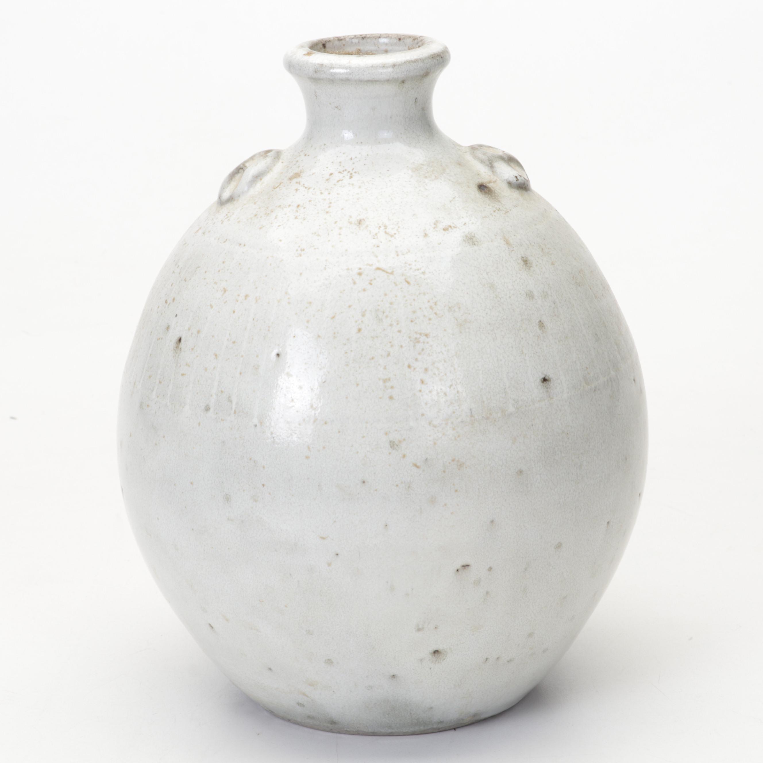 Pine Mills Pottery Teapot With Signed Art Pottery Vases