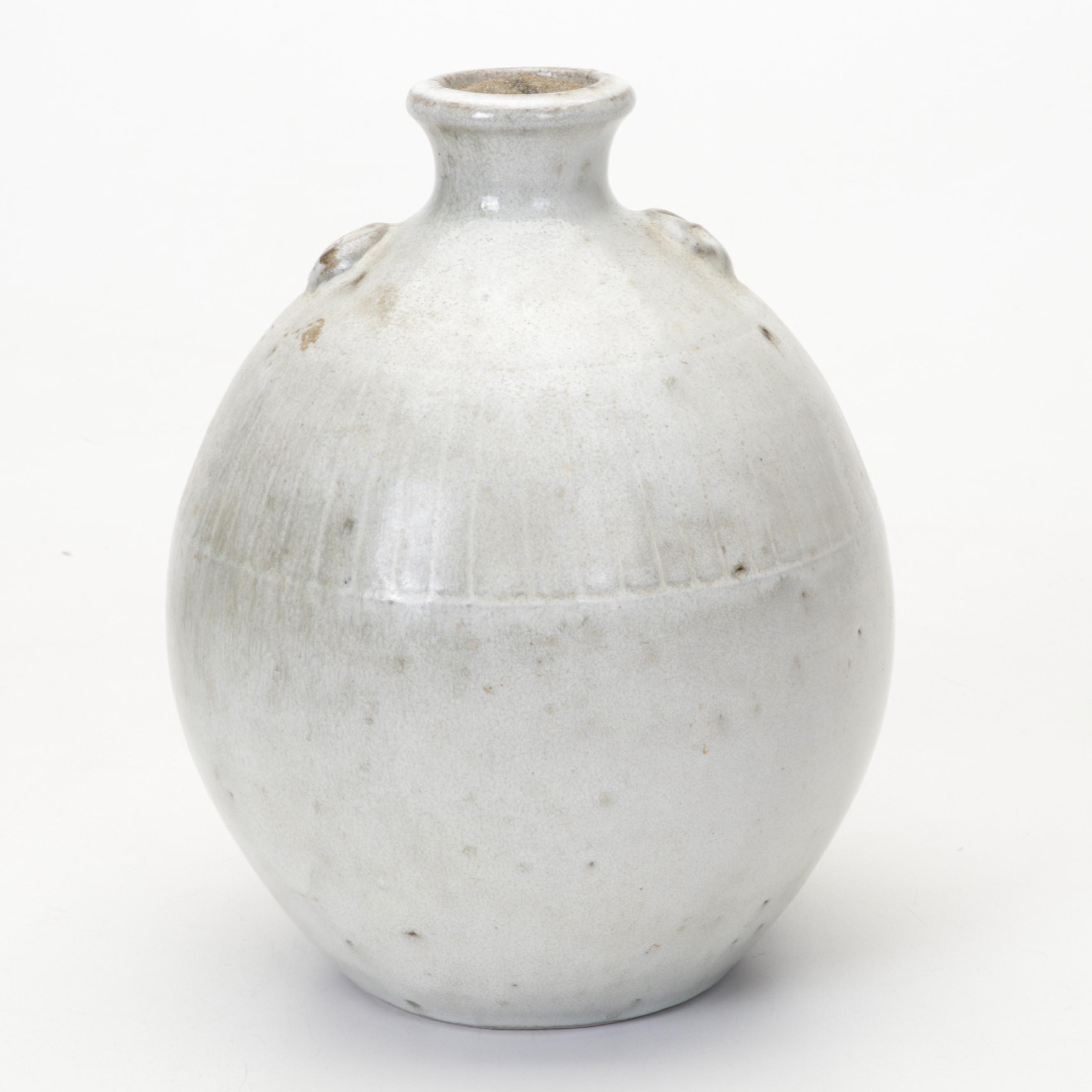 Pine Mills Pottery Teapot With Signed Art Pottery Vases