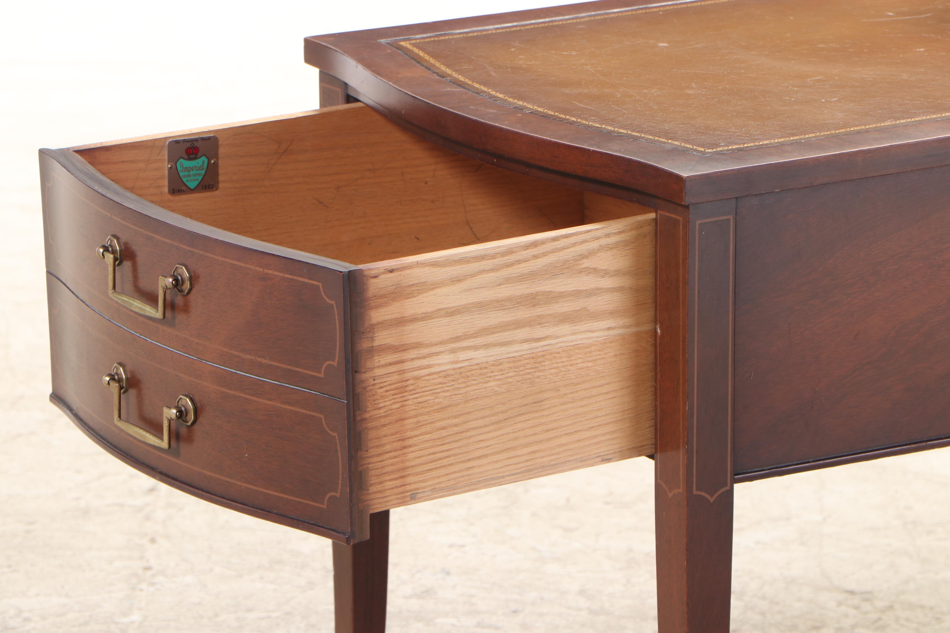 Imperial Furniture Federal Style Mahogany and String-Inlaid Side Table