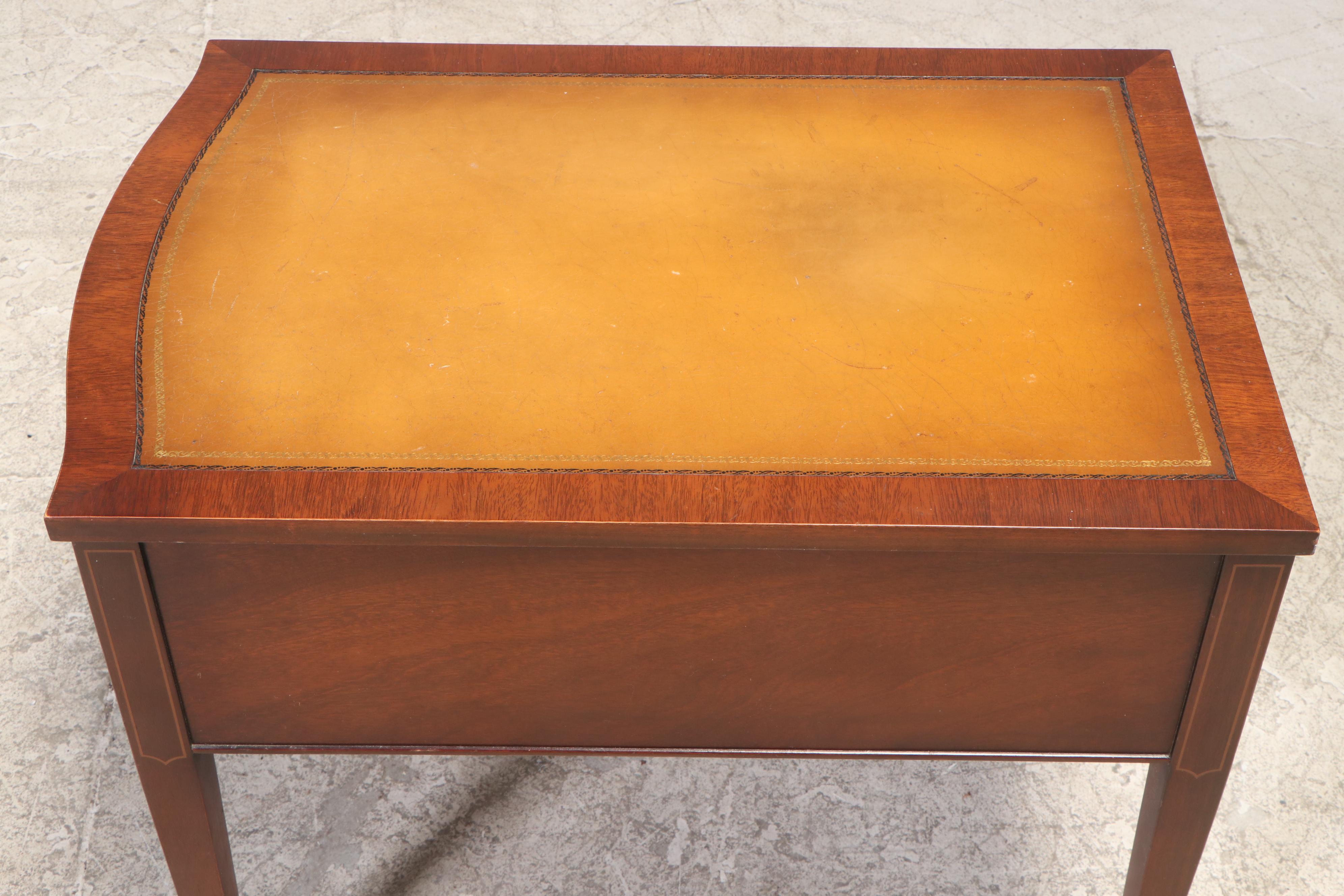 Imperial Furniture Federal Style Mahogany and String-Inlaid Side Table