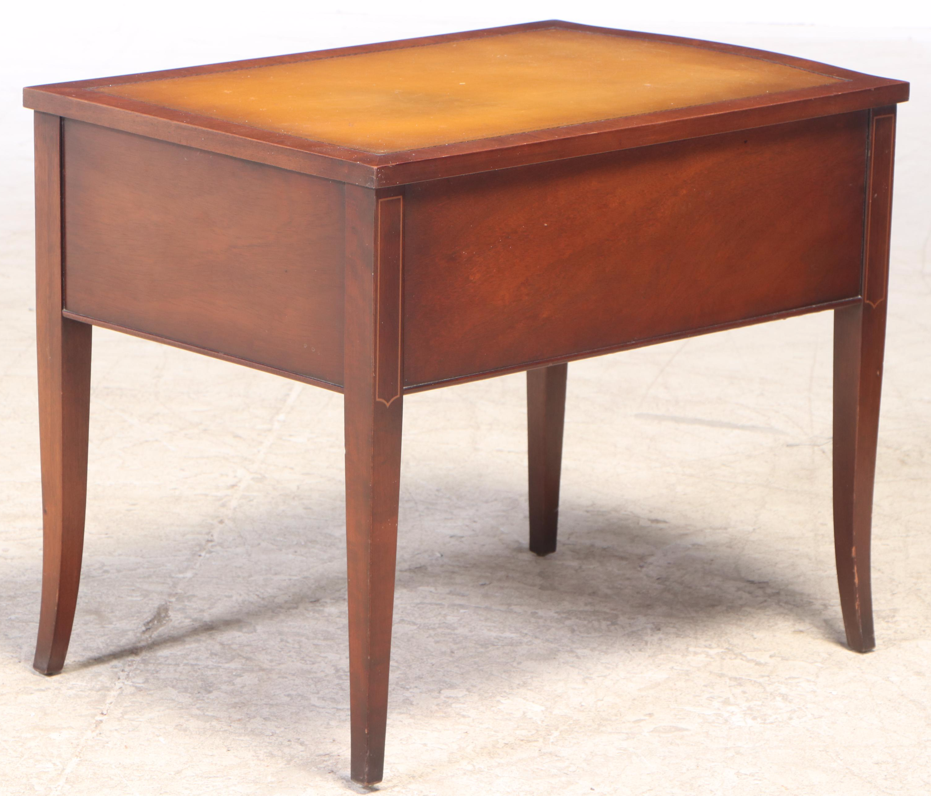 Imperial Furniture Federal Style Mahogany and String-Inlaid Side Table