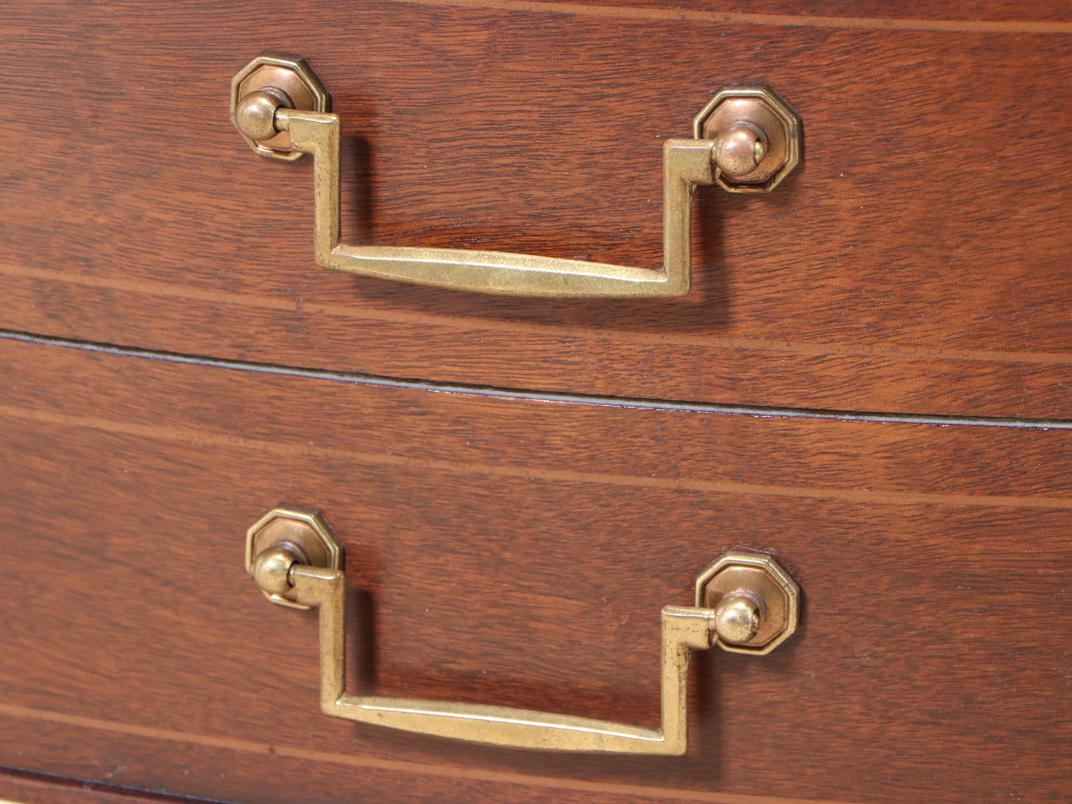 Imperial Furniture Federal Style Mahogany and String-Inlaid Side Table