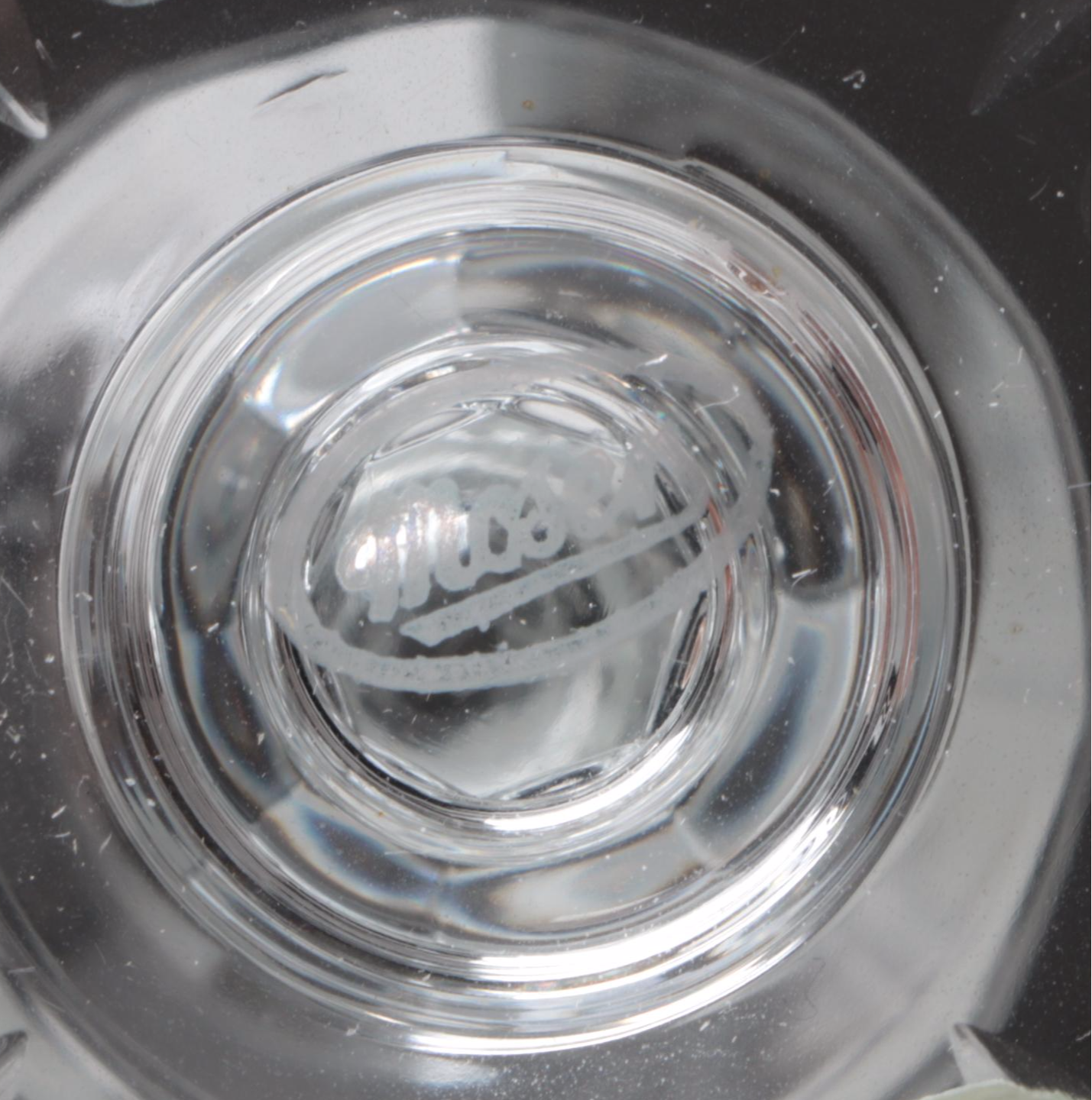 Moser "Maria Theresa" Cut and Engraved Czech Crystal Champagne Flutes