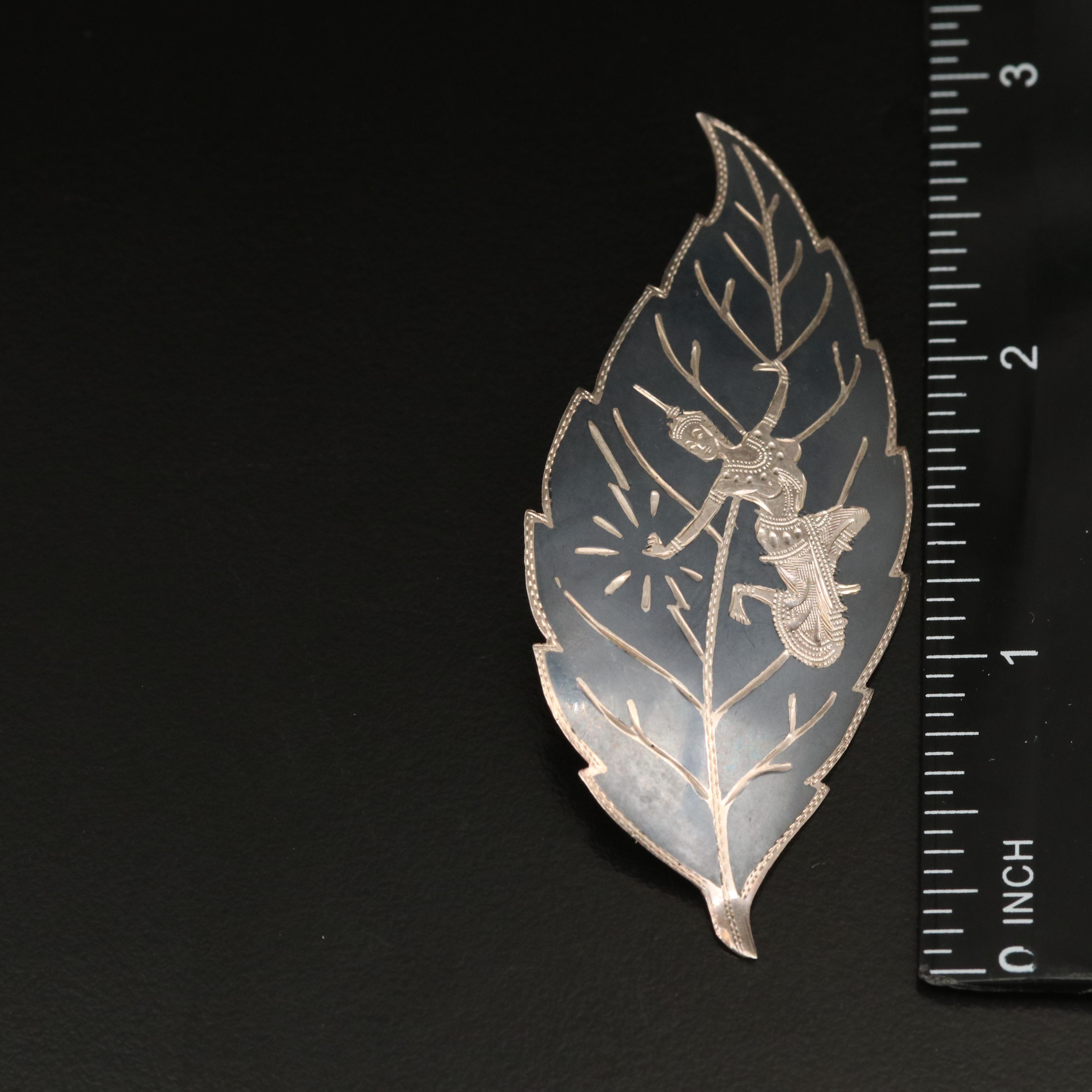 Sterling Thai Niello Dancer Jewelry Selection