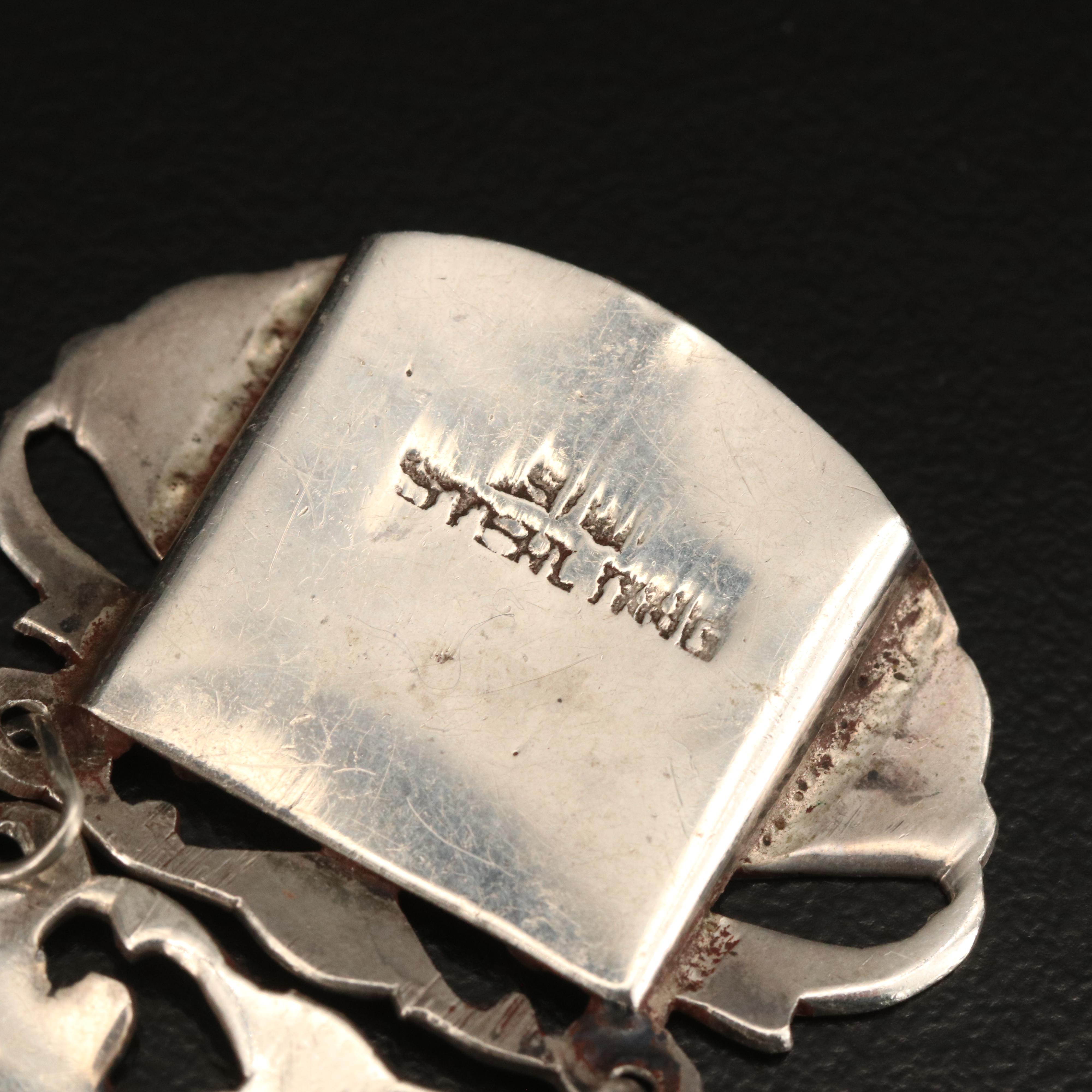 Sterling Thai Niello Dancer Jewelry Selection