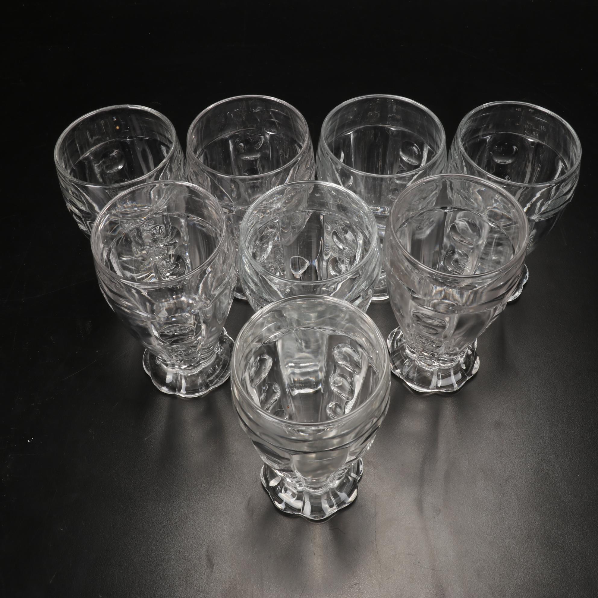Heisey "Old Sandwich Clear" Iced Tea Glasses, 1931-1956