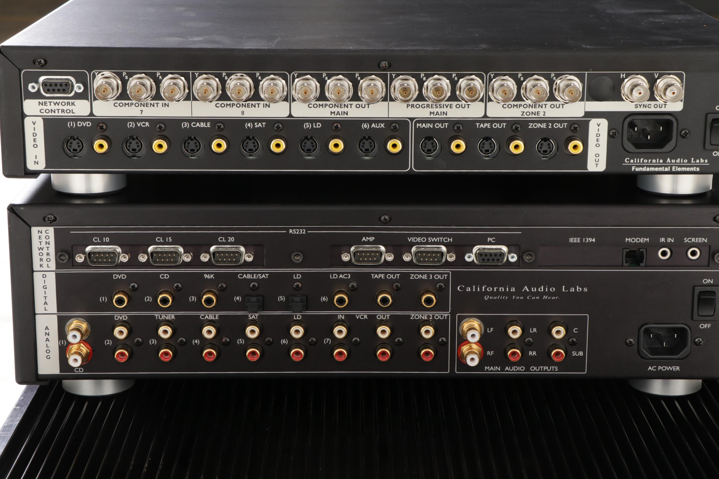 California Audio Labs CL-2500 Series Power Amp, Surround Sound & Video Processor