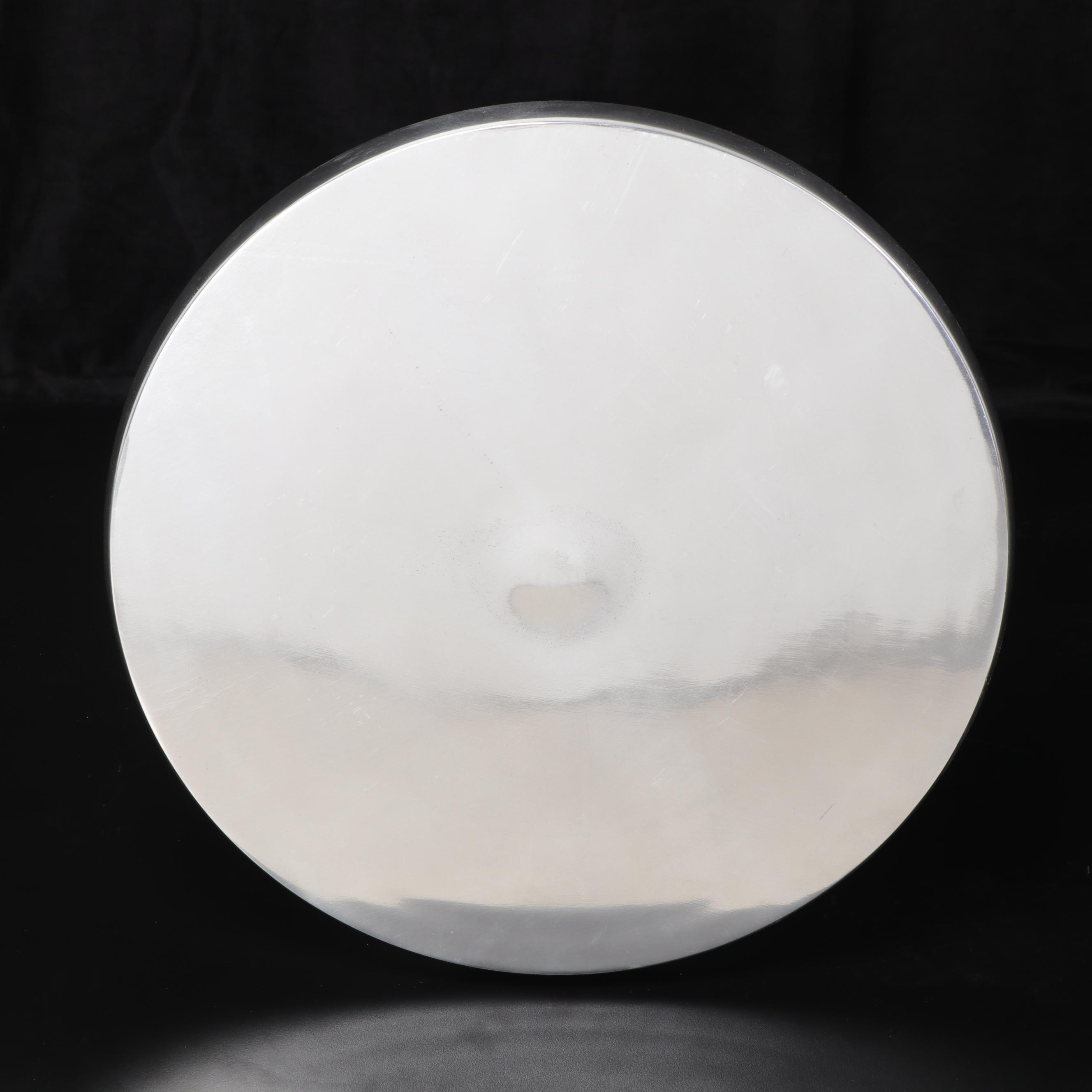 Five Contemporary Small Turned Metal Accent Tables