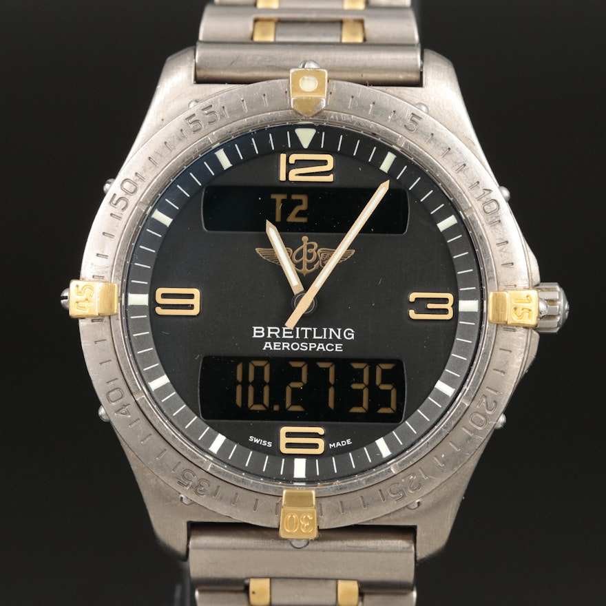 Breitling Aerospace Titanium Quartz Wristwatch