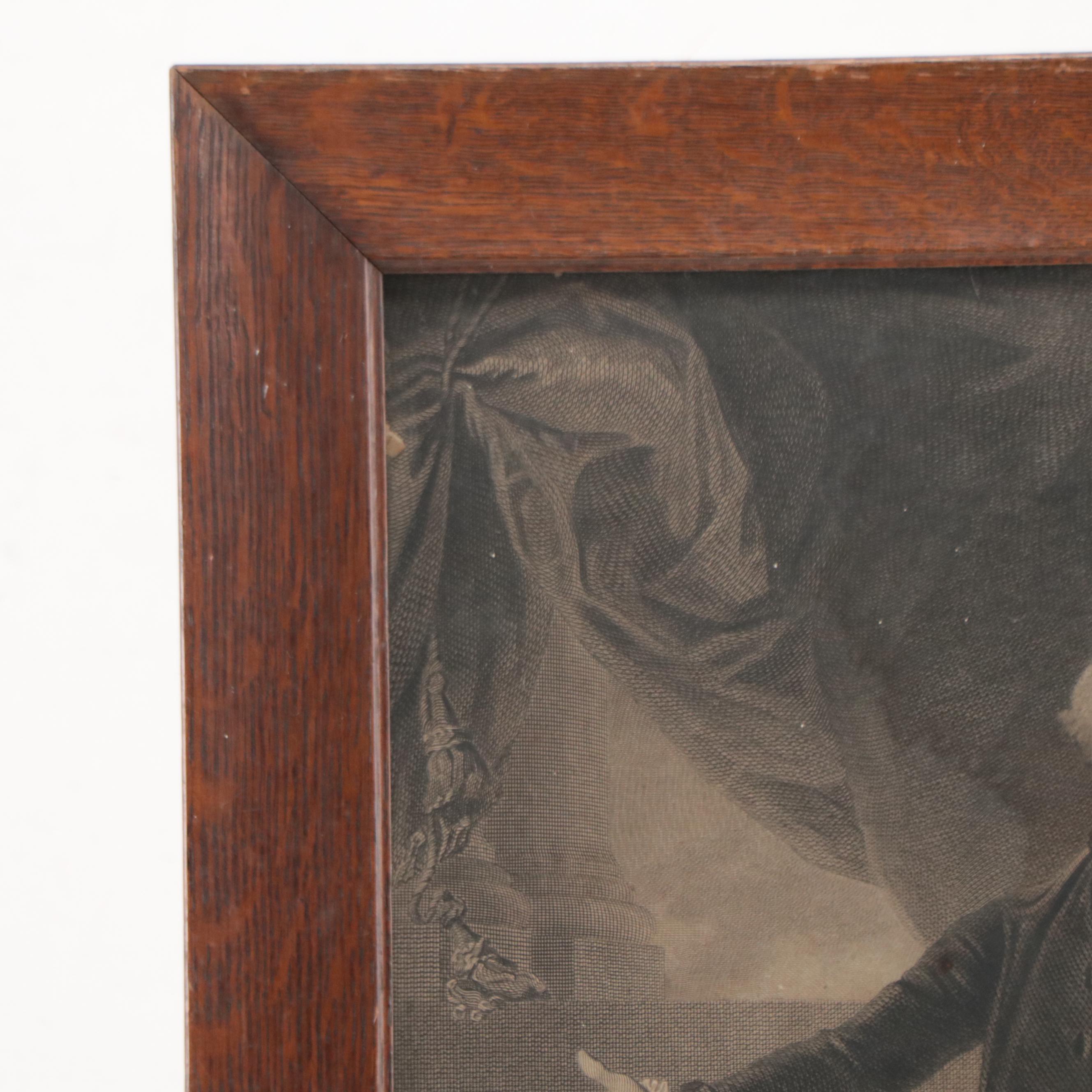 Waterman Lilly Ormsby Steel Engraving of George Washington