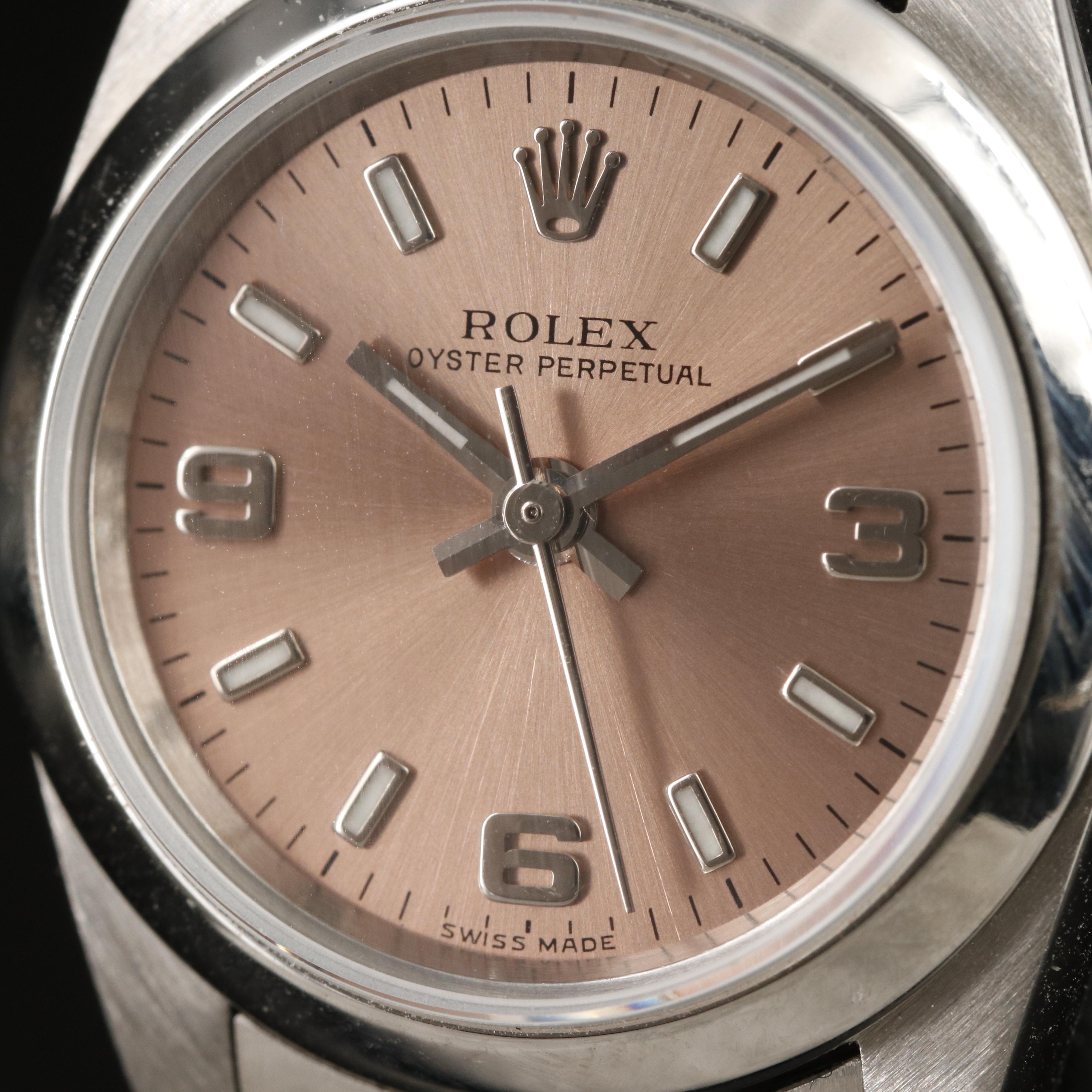 2004 Rolex Oyster Perpetual Salmon Dial Watch