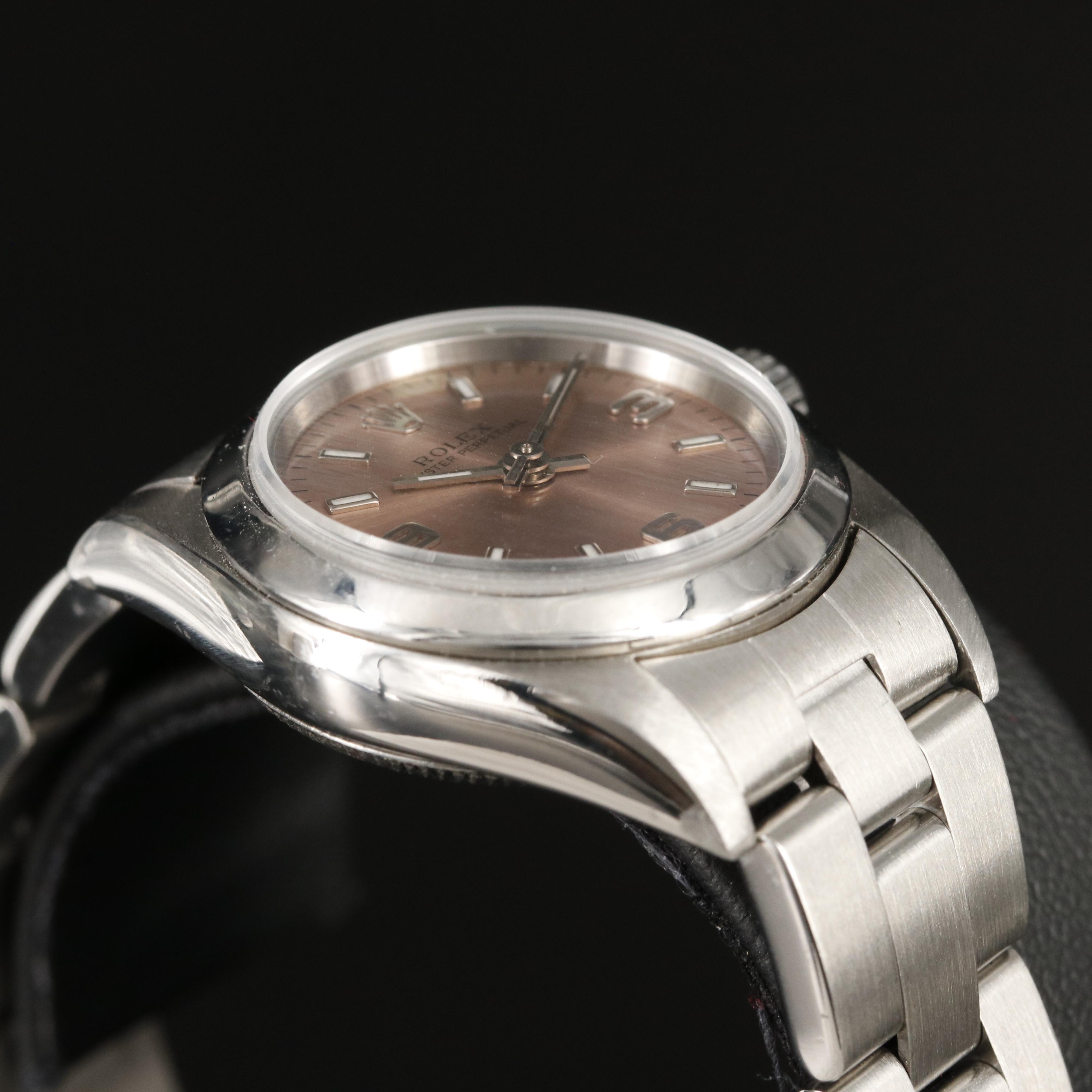 2004 Rolex Oyster Perpetual Salmon Dial Watch