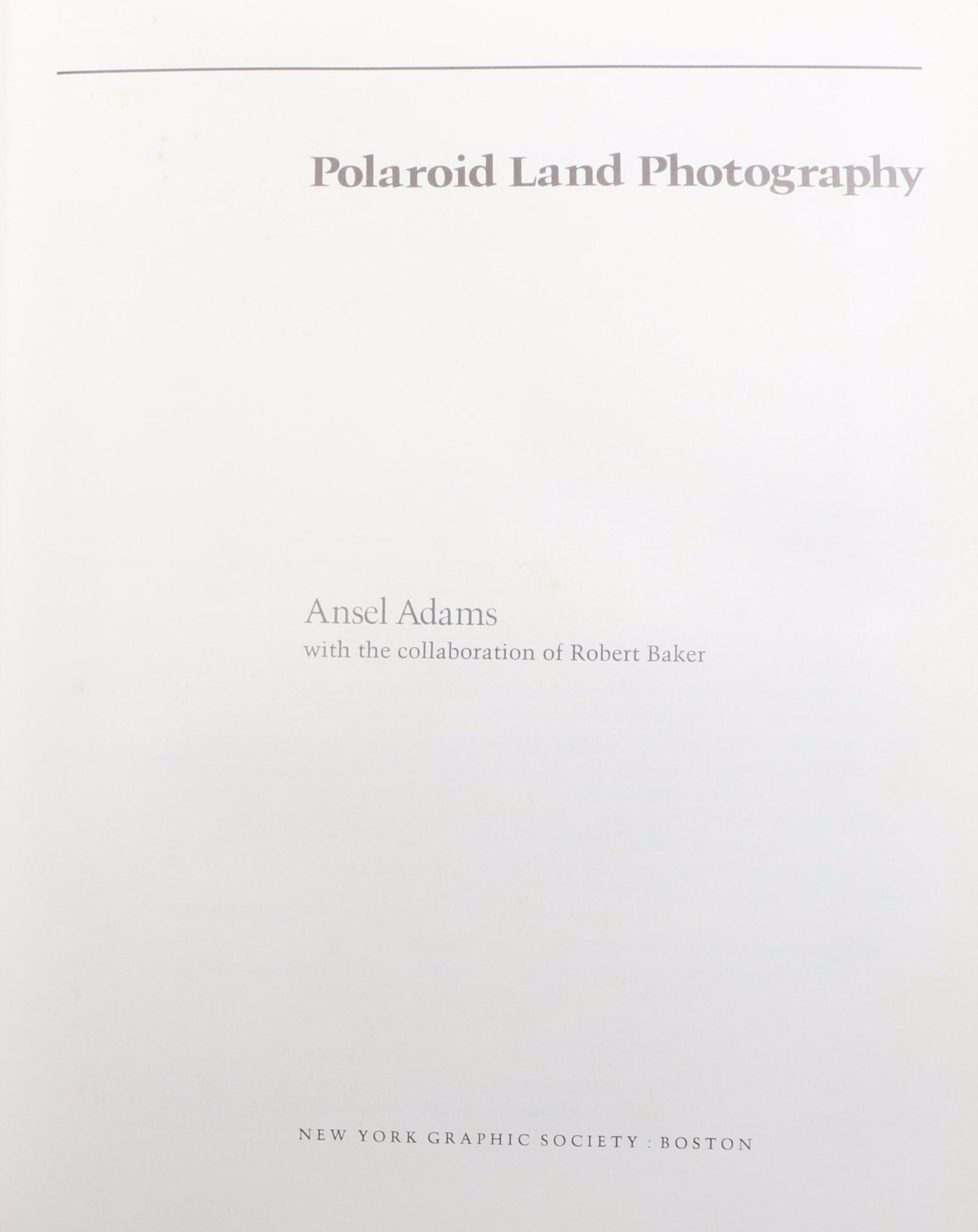 Signed Ansel Adams Photography Books Including "The Camera" and "The Negative"