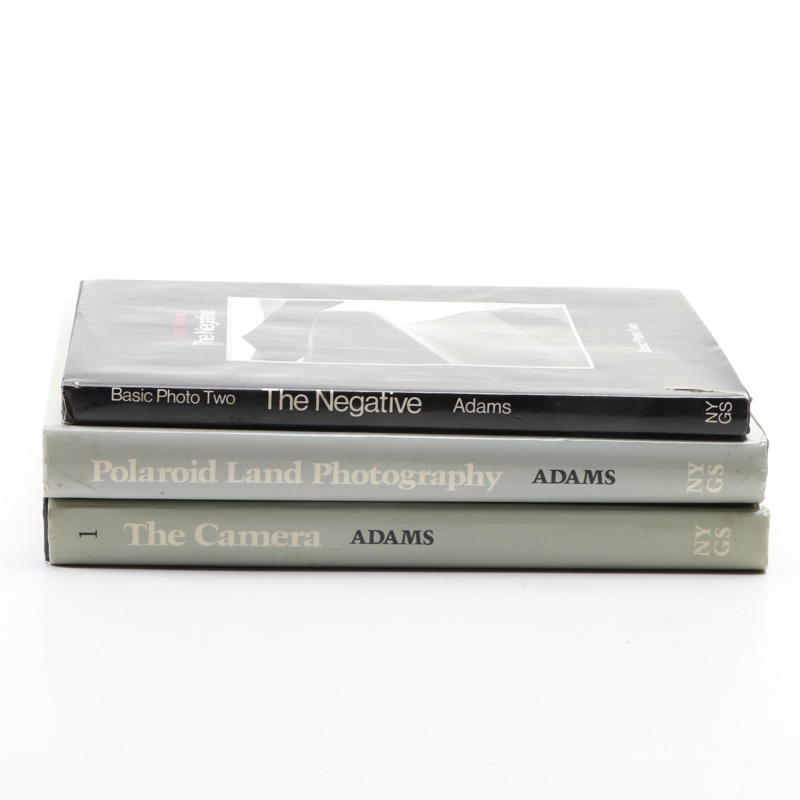 Signed Ansel Adams Photography Books Including "The Camera" and "The Negative"