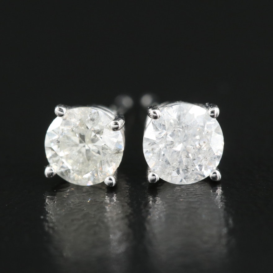 14K 0.68 CTW Diamond Stud Earrings