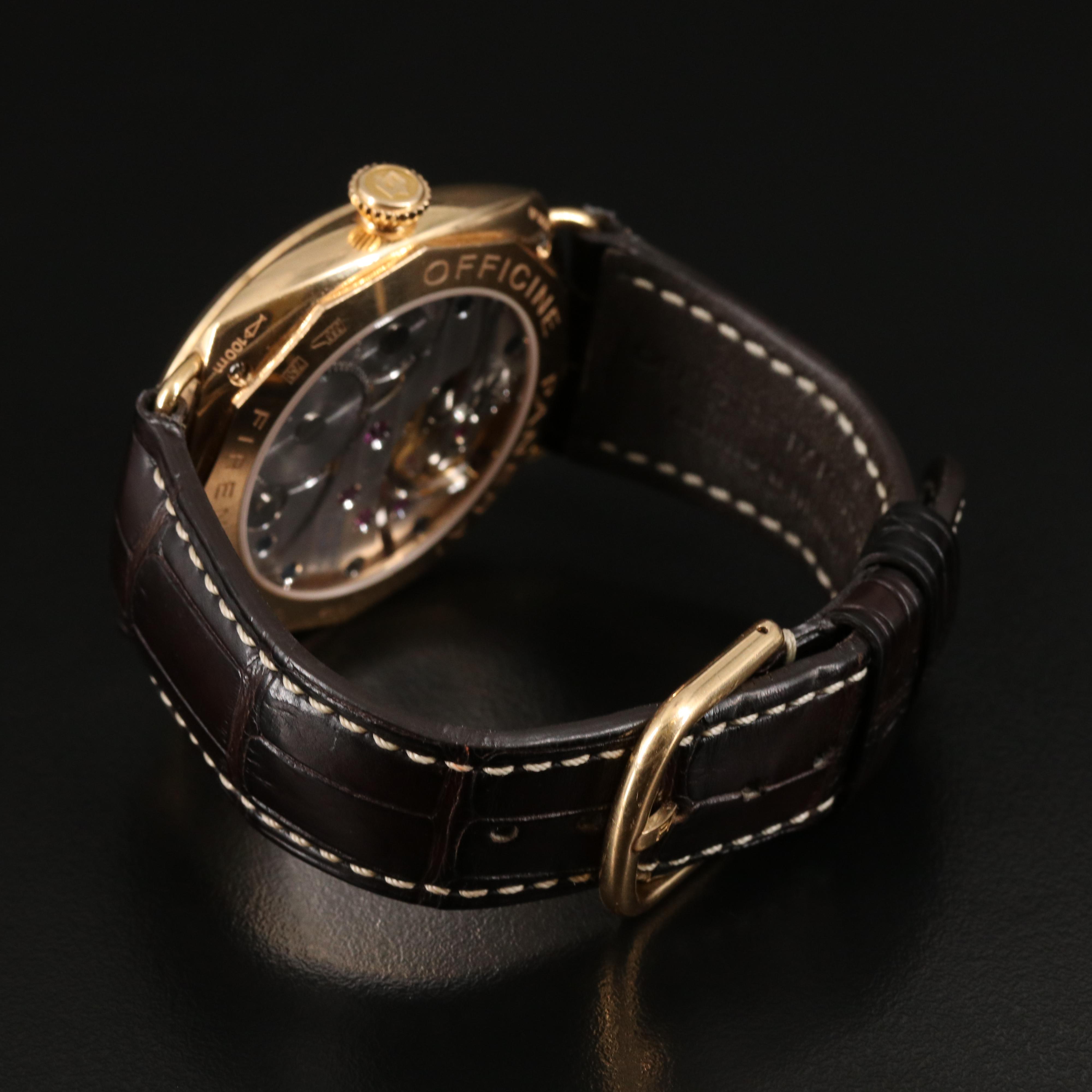 18K Panerai Radiomir Base Hand Wind Watch