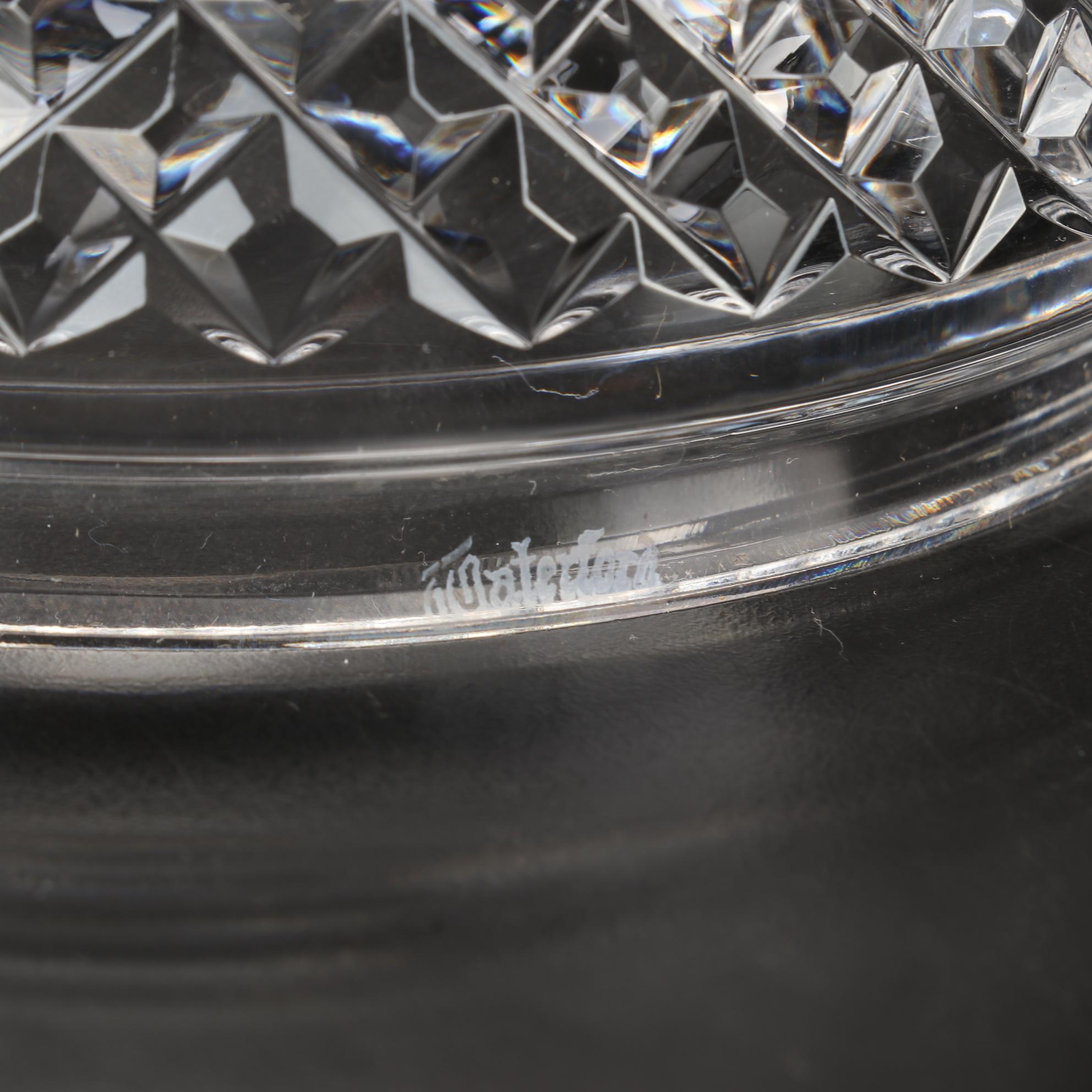 Waterford Crystal "Master Cutter Collection" Two-Piece Pedestal Punch Bowl