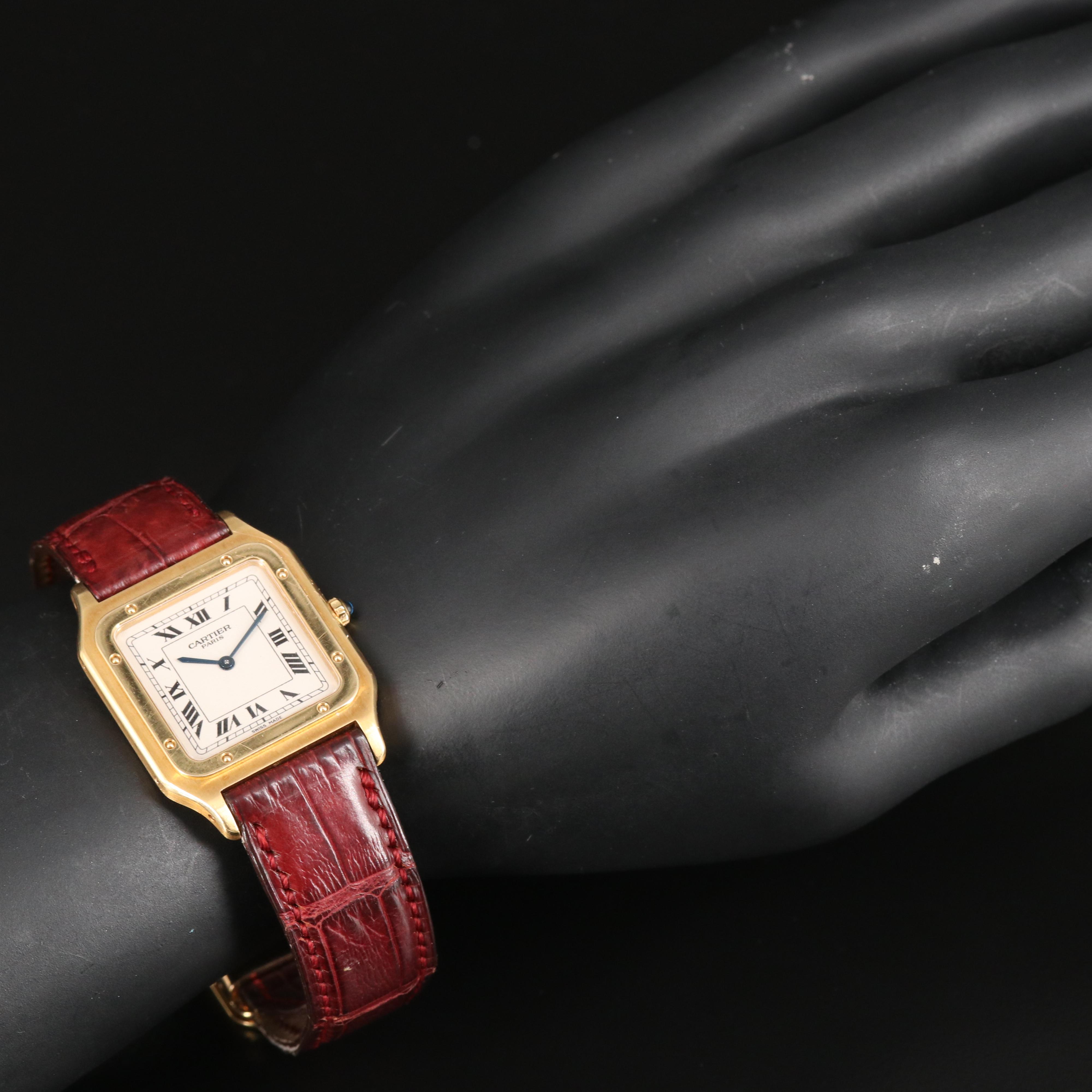 18K Cartier Santos-Dumont Watch