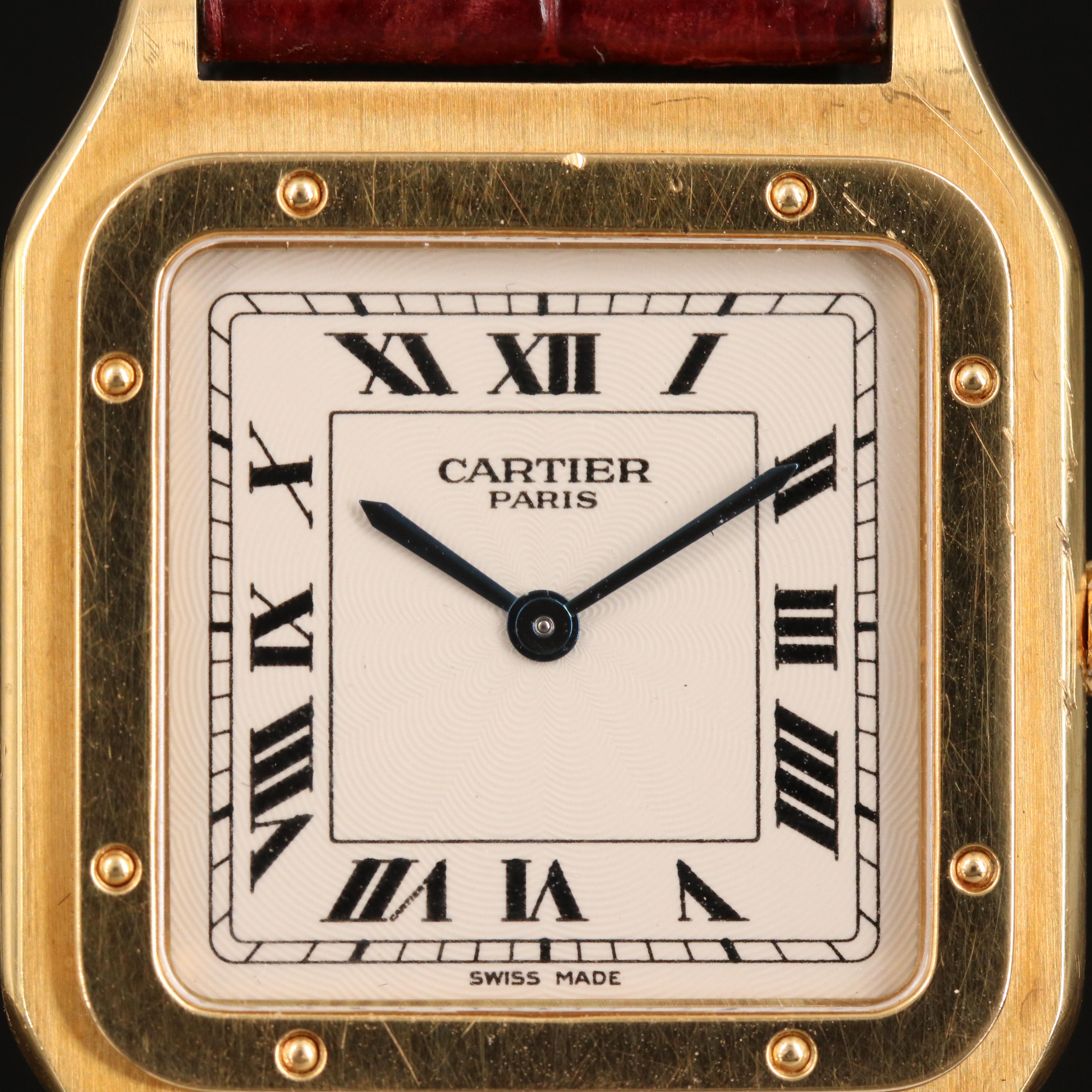 18K Cartier Santos-Dumont Watch