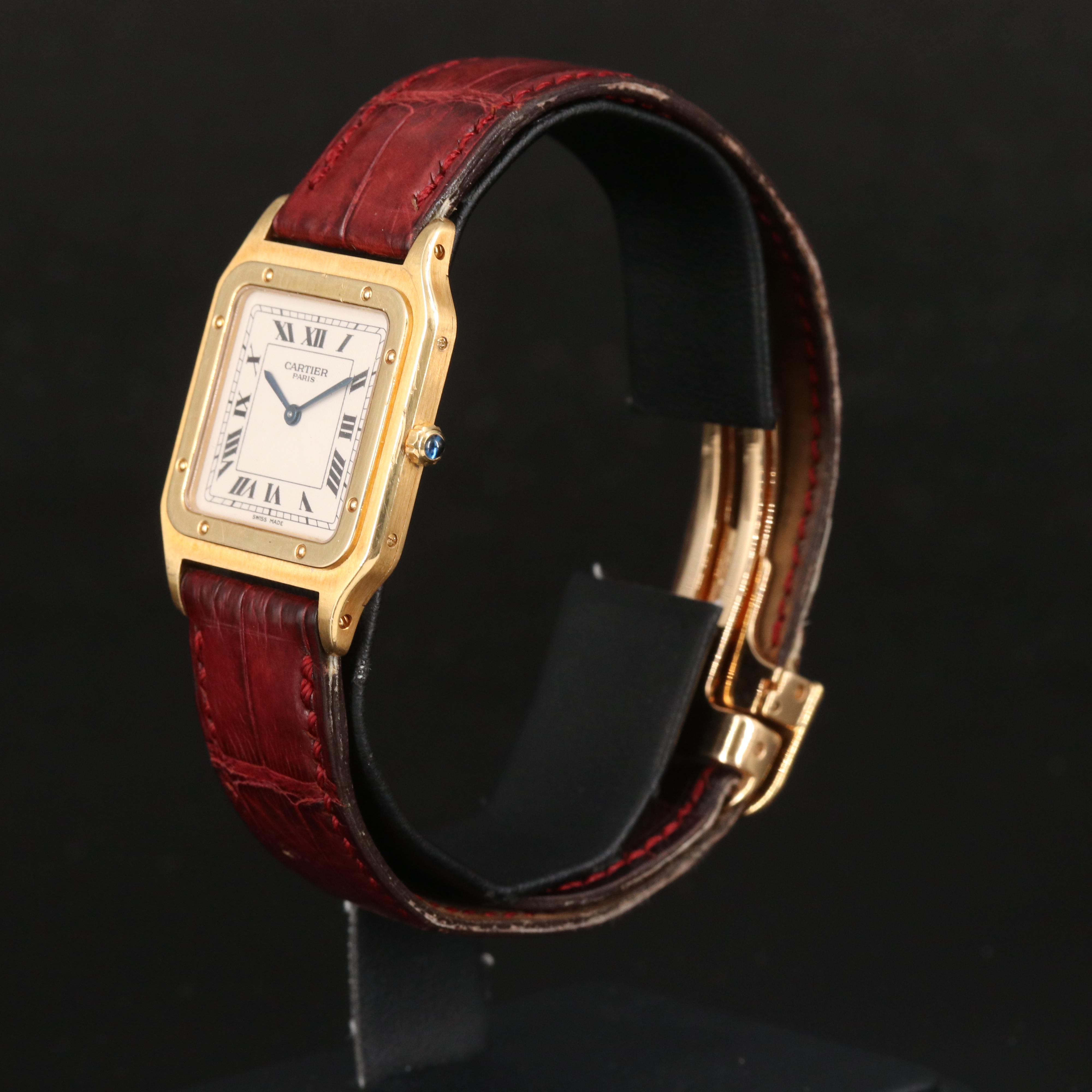 18K Cartier Santos-Dumont Watch